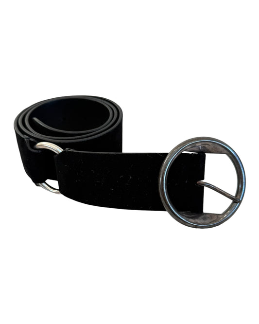 Vintage Ralph Lauren Black Suede Belt