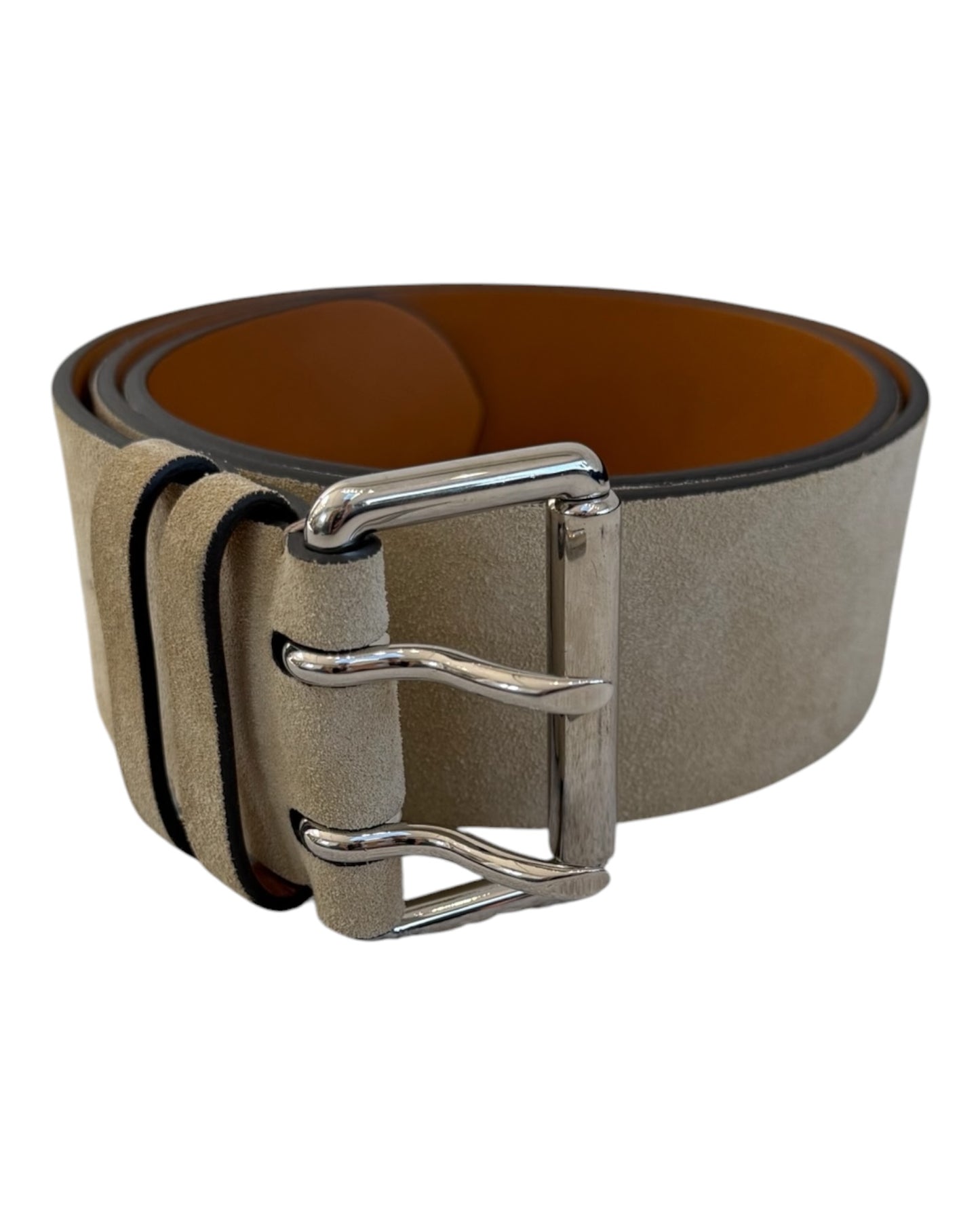 Pre-Loved Ralph Lauren Taupe Suede Belt