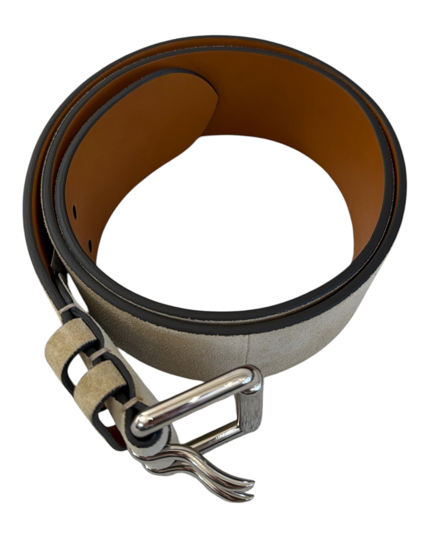 Pre-Loved Ralph Lauren Taupe Suede Belt