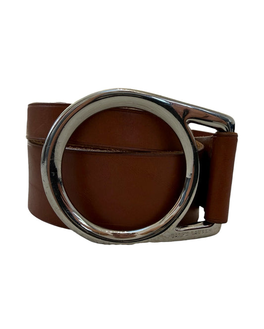 Vintage Ralph Lauren Brown Leather Waist Belt