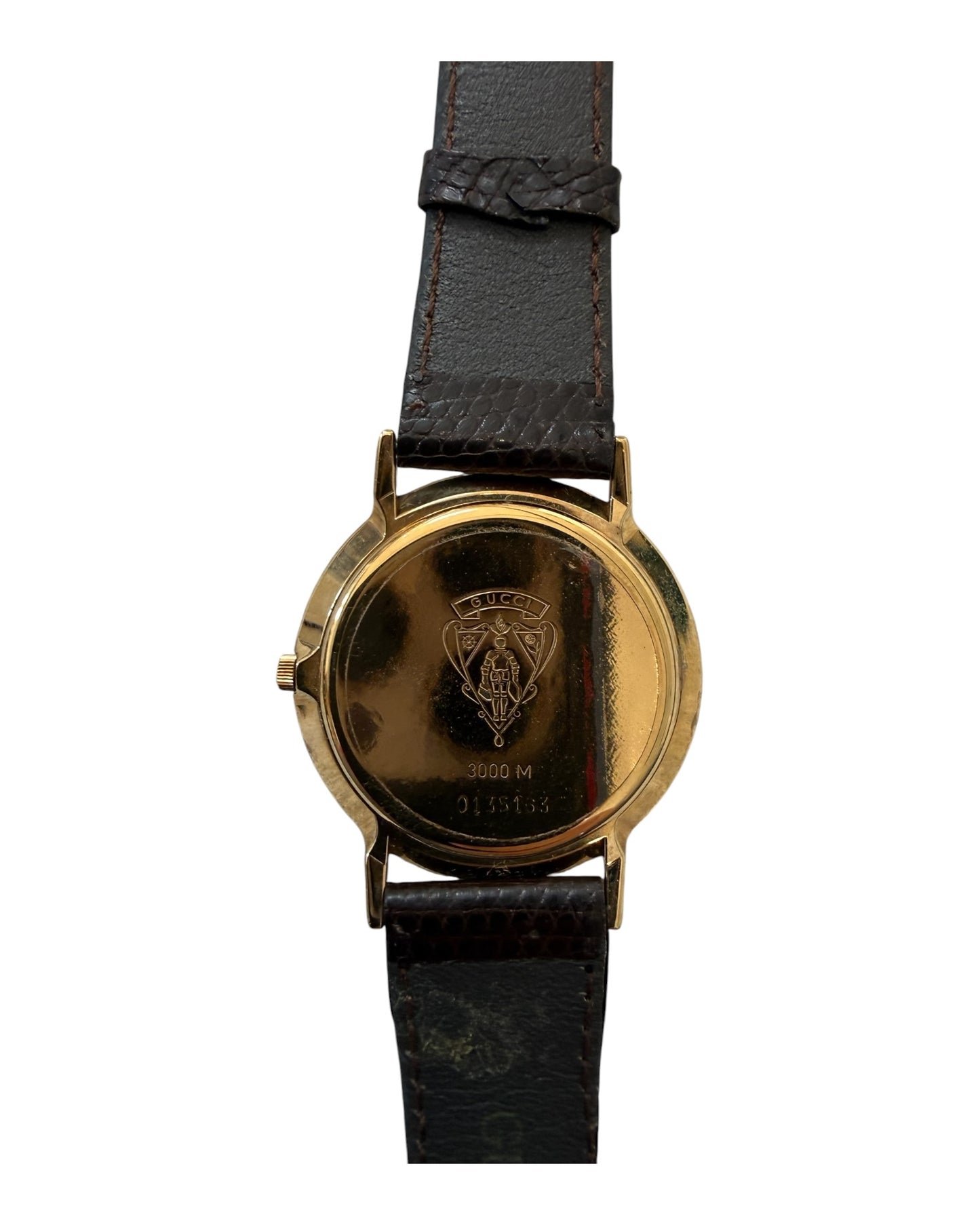 Vintage 1980's Gucci 3000 Series Gold-Tone Watch