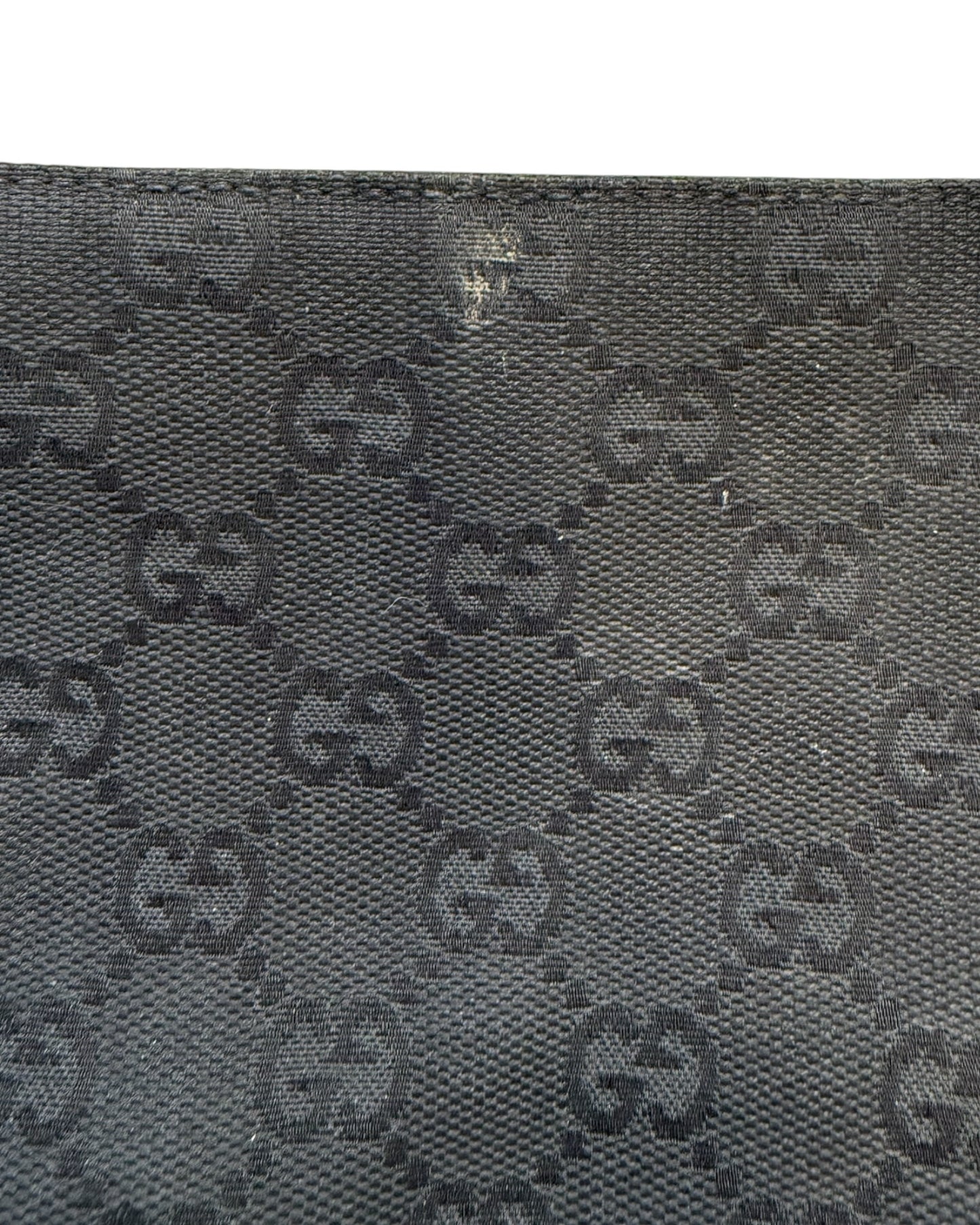 Vintage Gucci Black GG Pochette Shoulder Bag