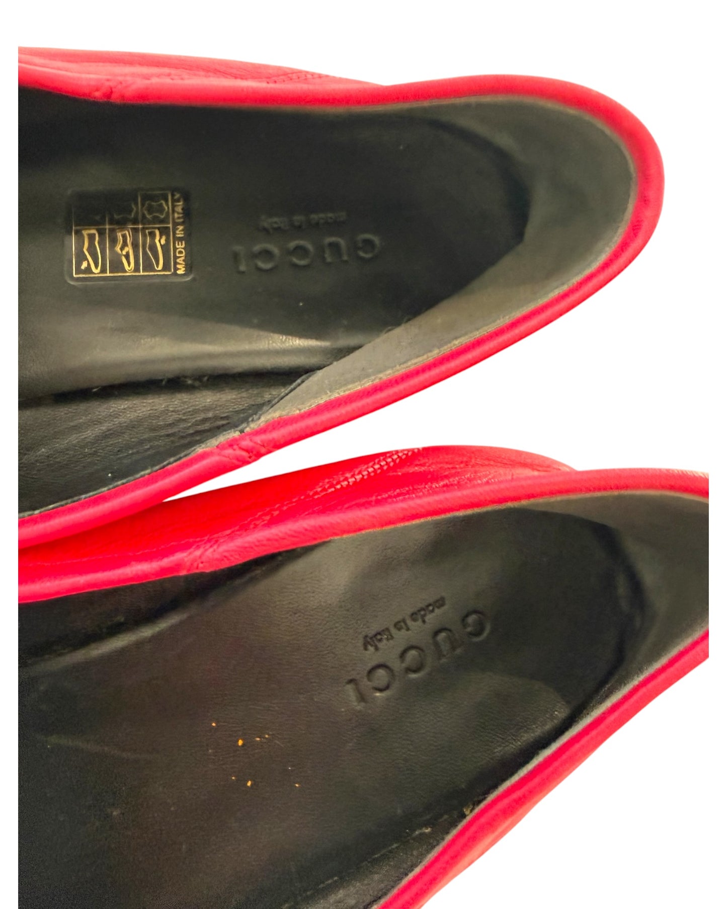 Vintage Gucci Hot Pink Horse Bit Loafers