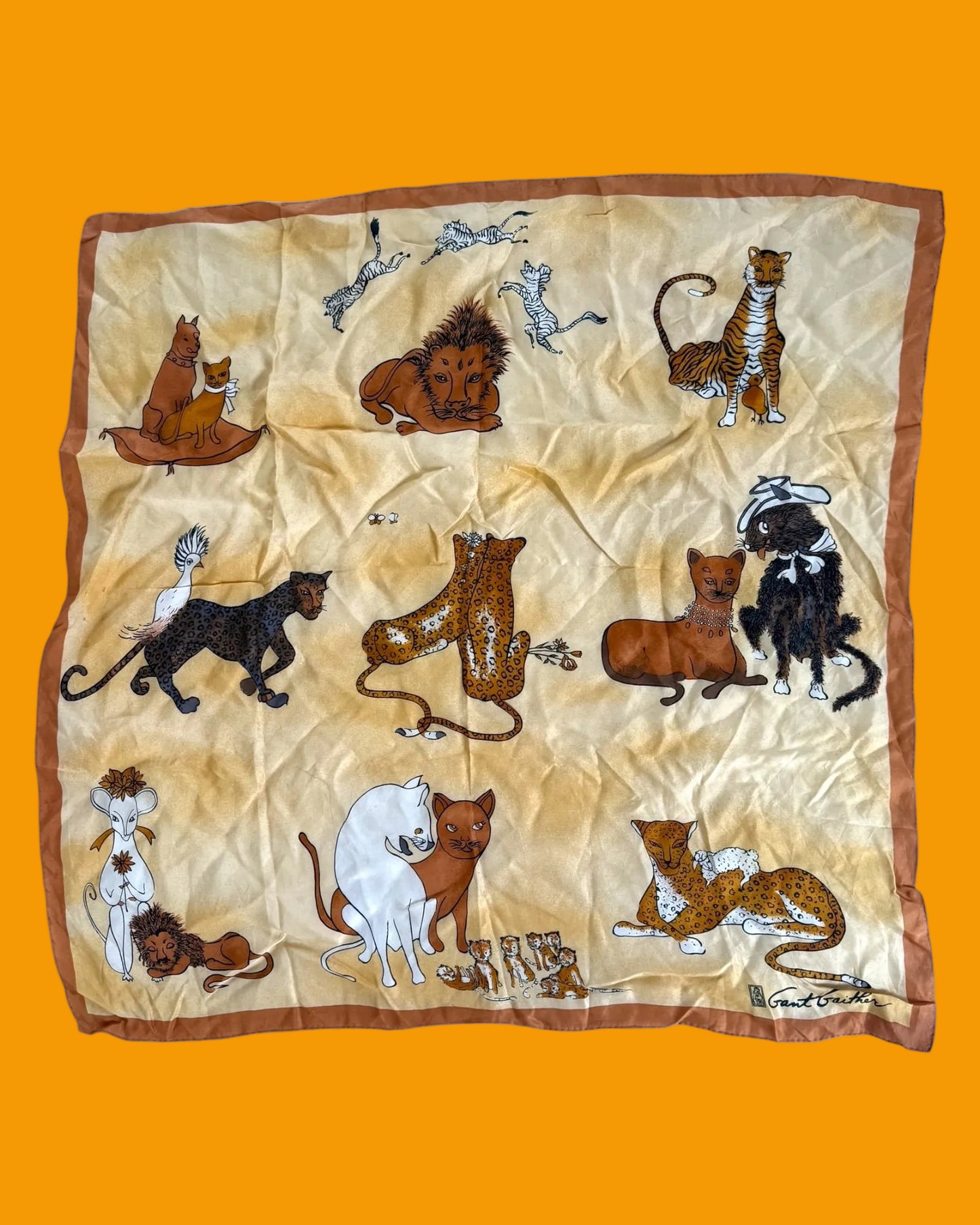 Vintage Gant Gaither Silk Scarf