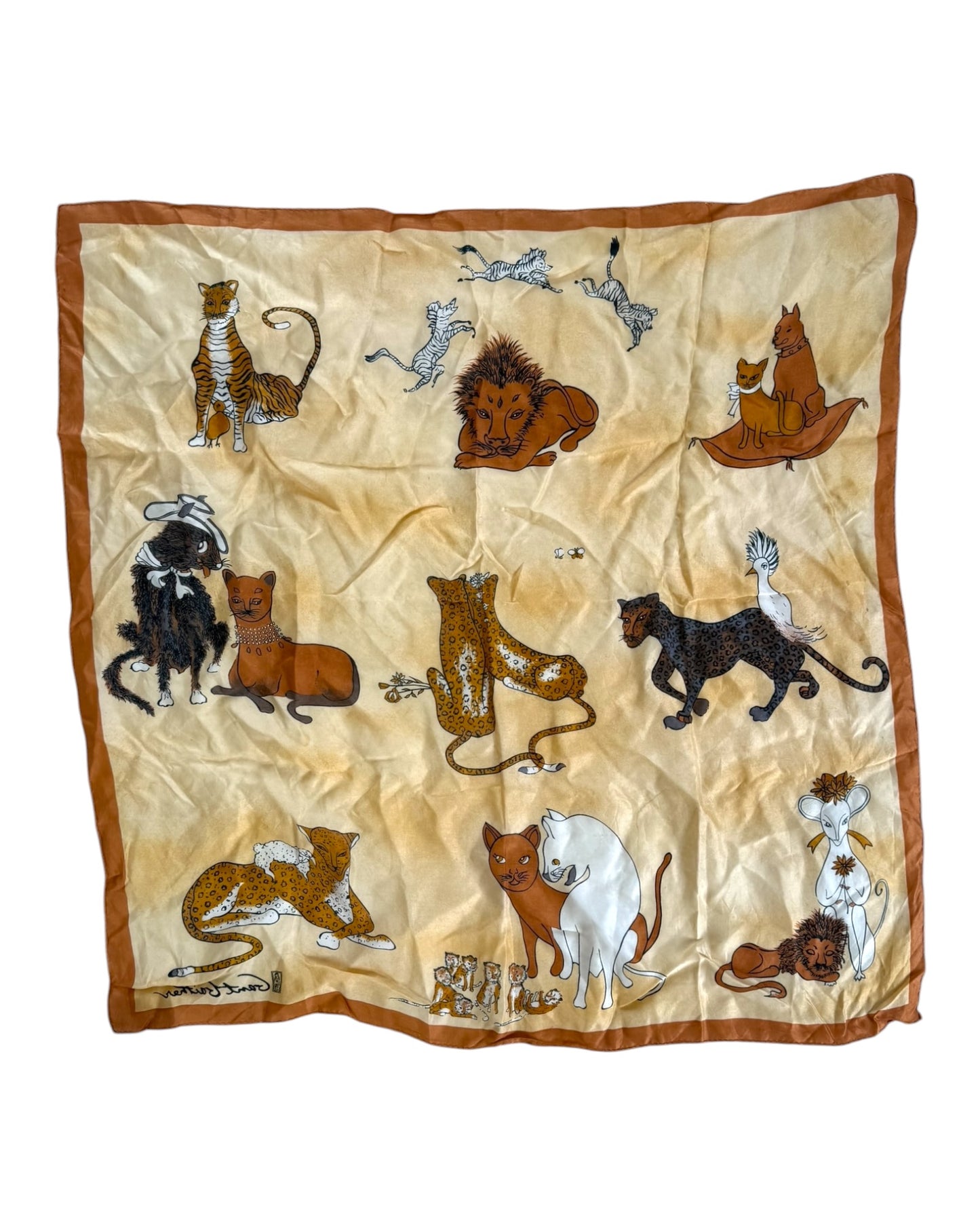 Vintage Gant Gaither Silk Scarf