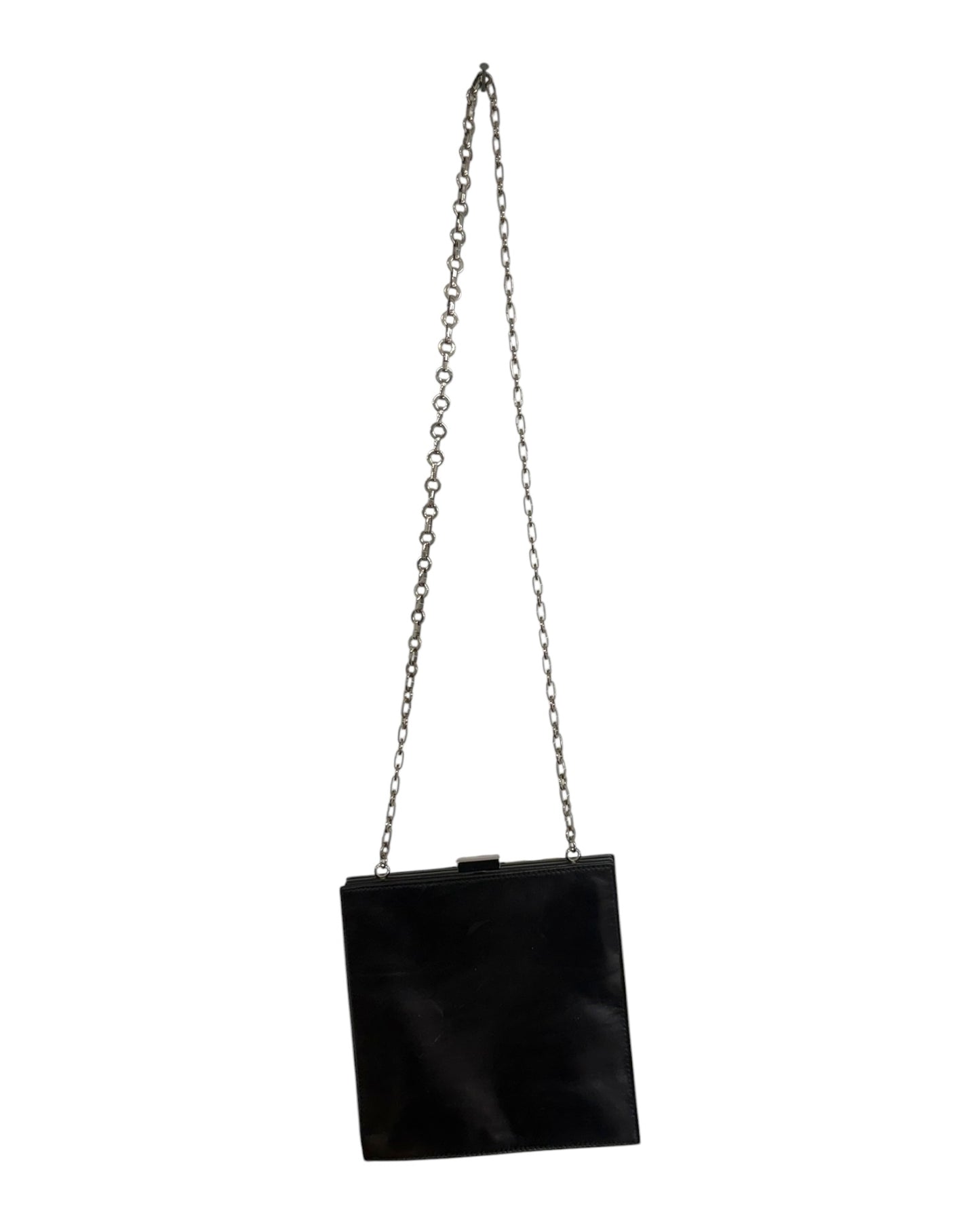Vintage Cynthia Rowley Leather Clasp Bag