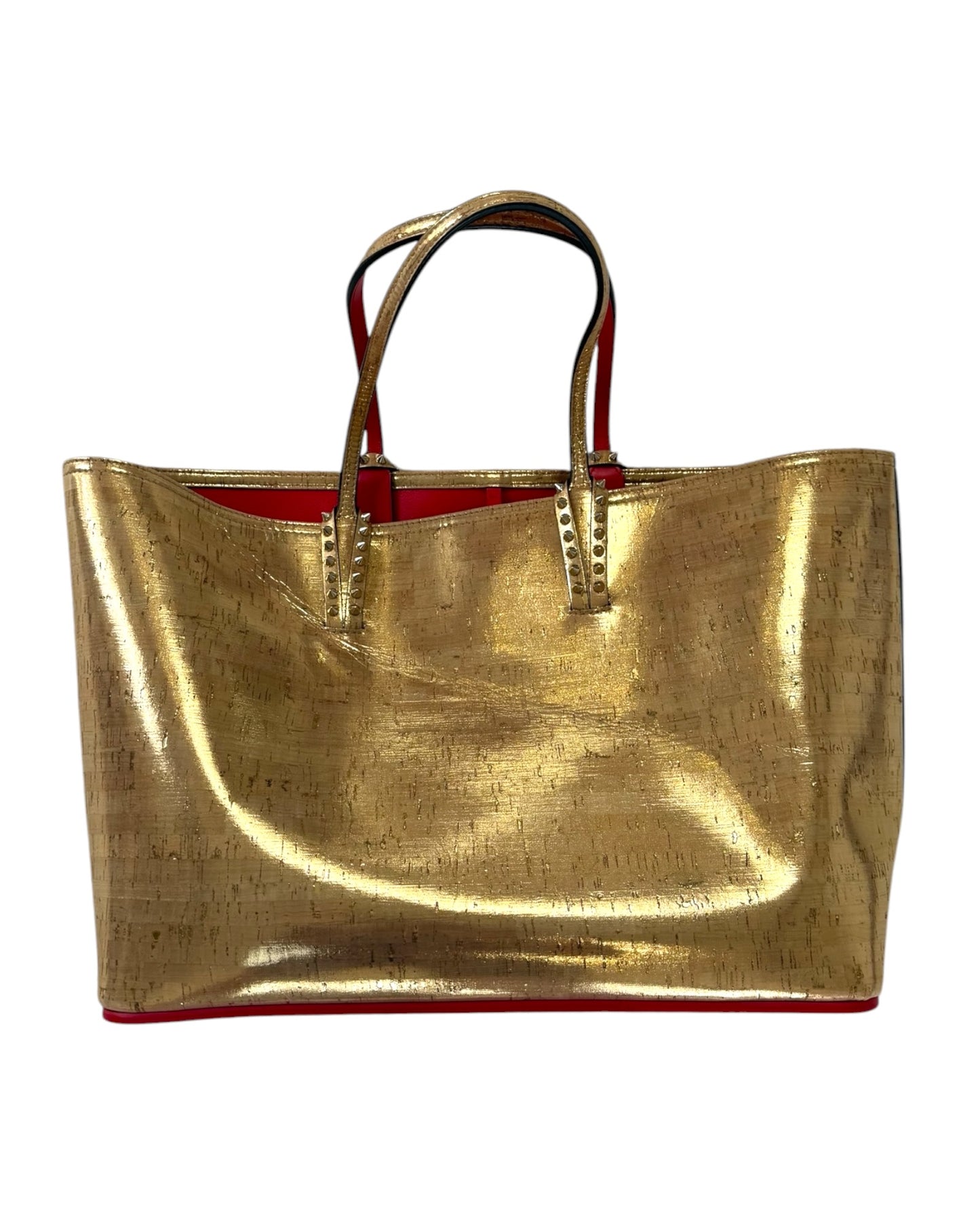 Pre-Loved Christian Louboutin Cabata Cork Bag