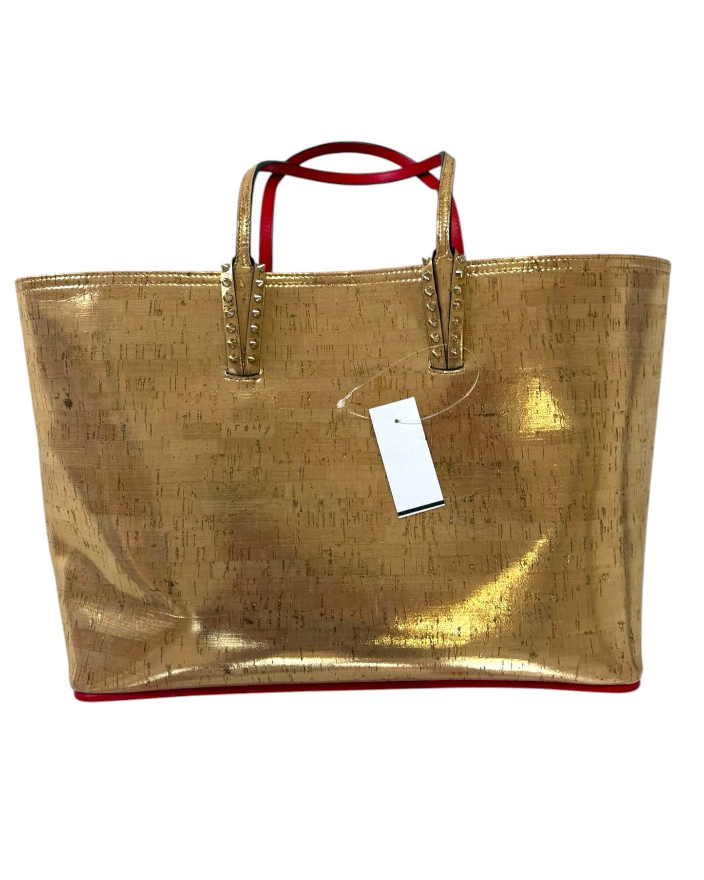 Pre-Loved Christian Louboutin Cabata Cork Bag