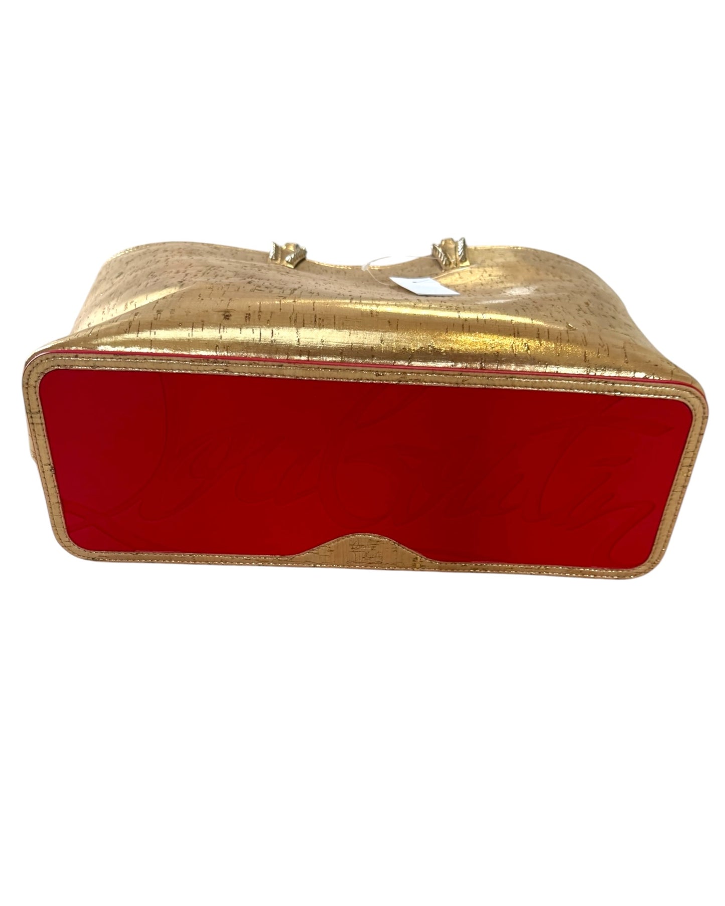 Pre-Loved Christian Louboutin Cabata Cork Bag
