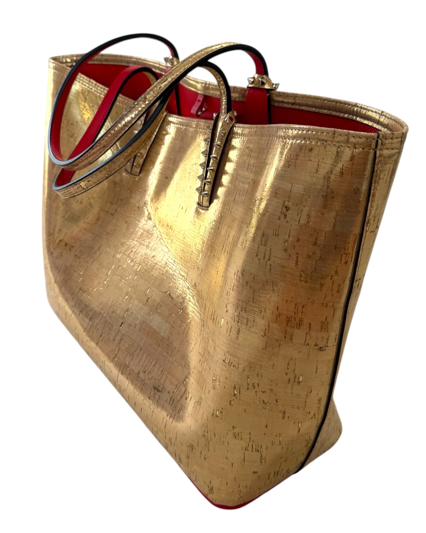 Pre-Loved Christian Louboutin Cabata Cork Bag