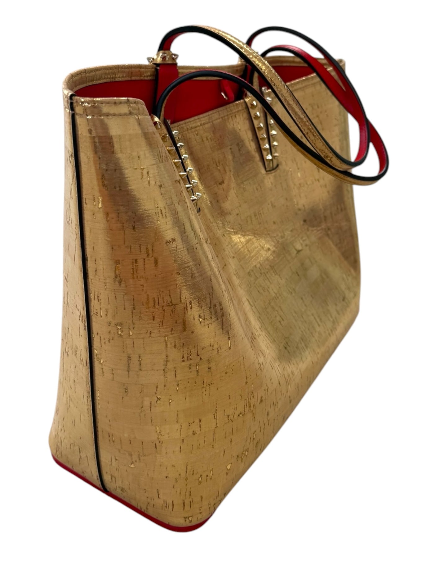 Pre-Loved Christian Louboutin Cabata Cork Bag