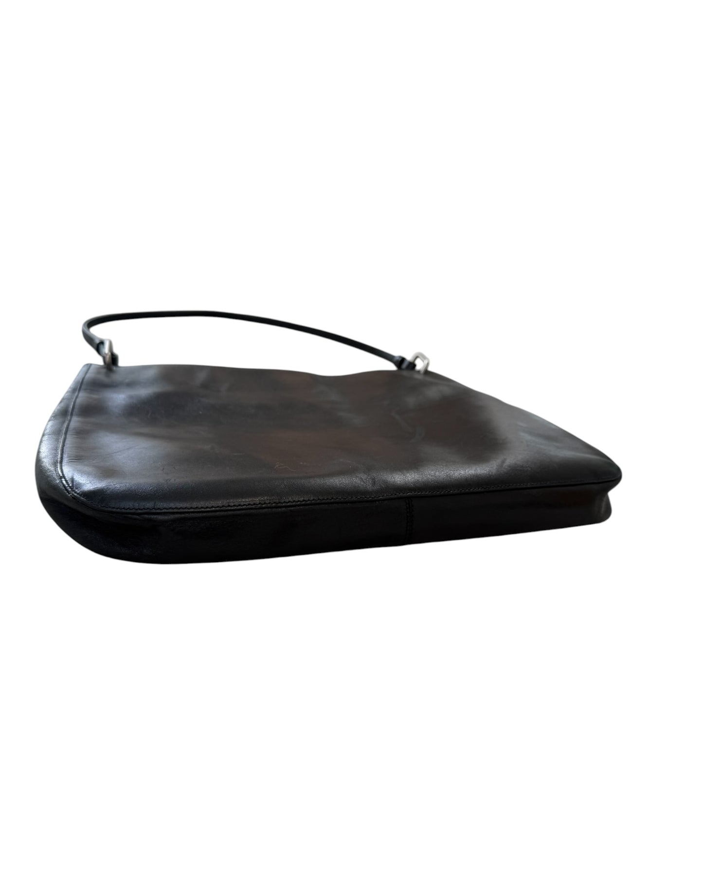 Vintage Prada Black Leather Bag