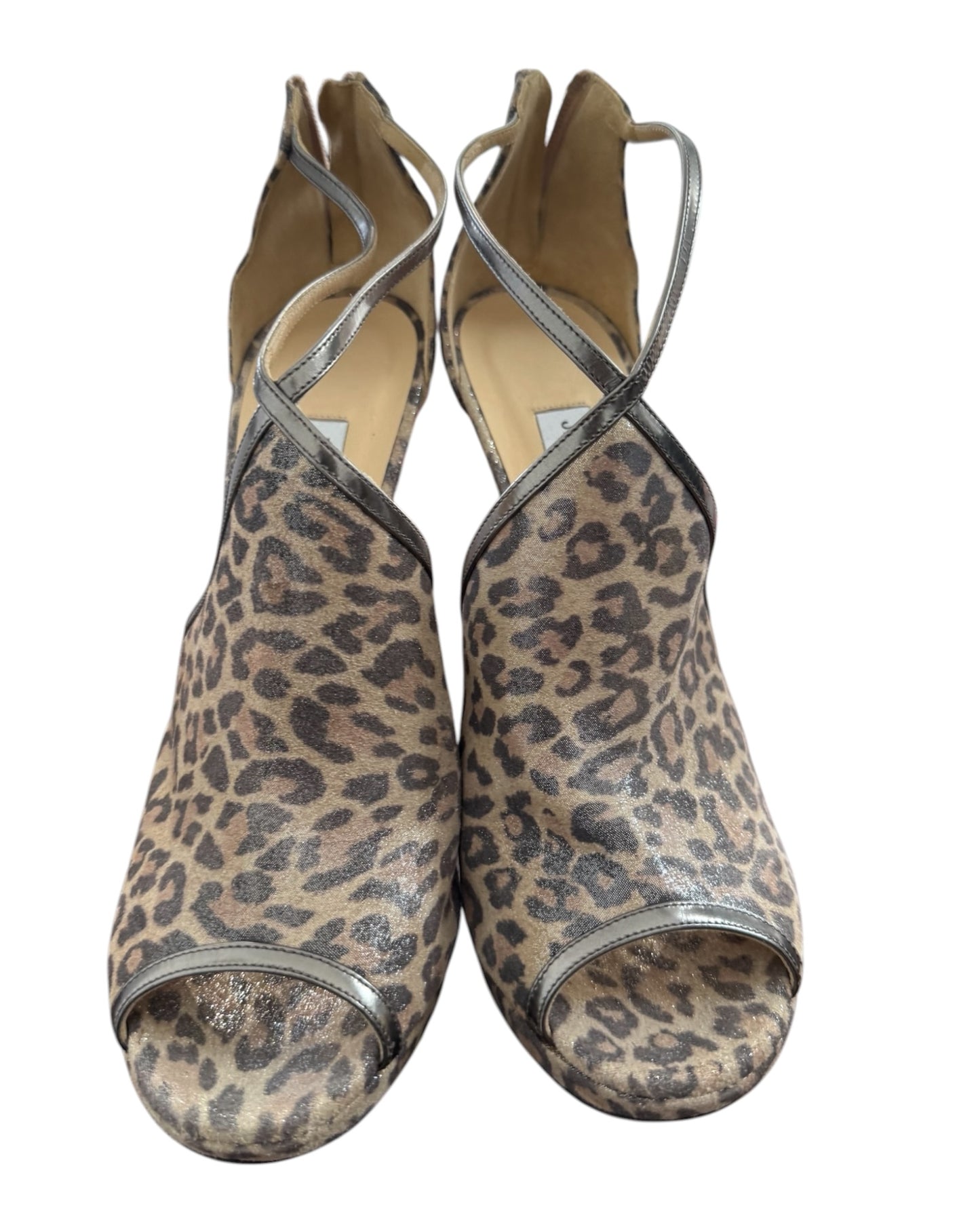 Vintage Jimmy Choo Leopard Print Stiletto Heels