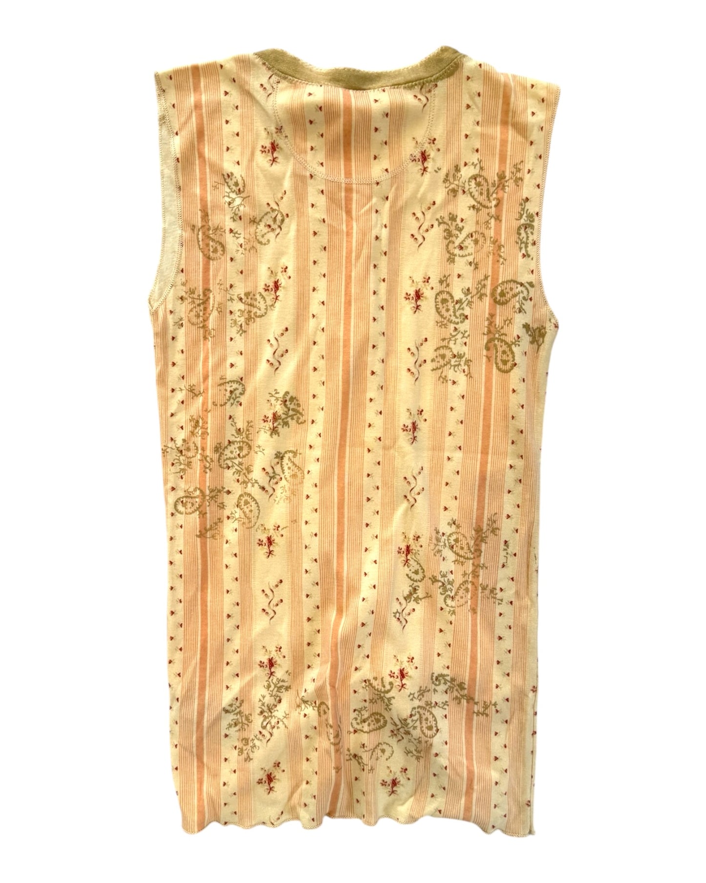 Pre-Loved Ralph Lauren Purple Label Paisley Tank Top
