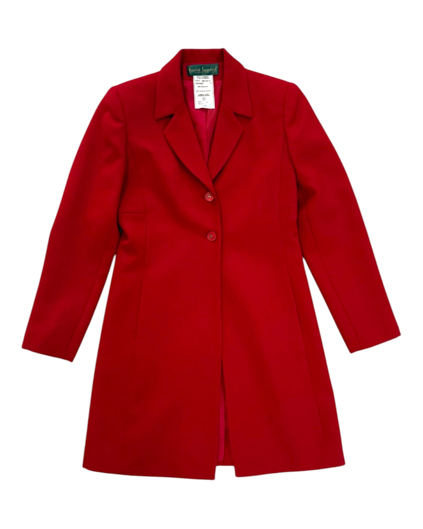 VIntage Harvé Benard Red Coat