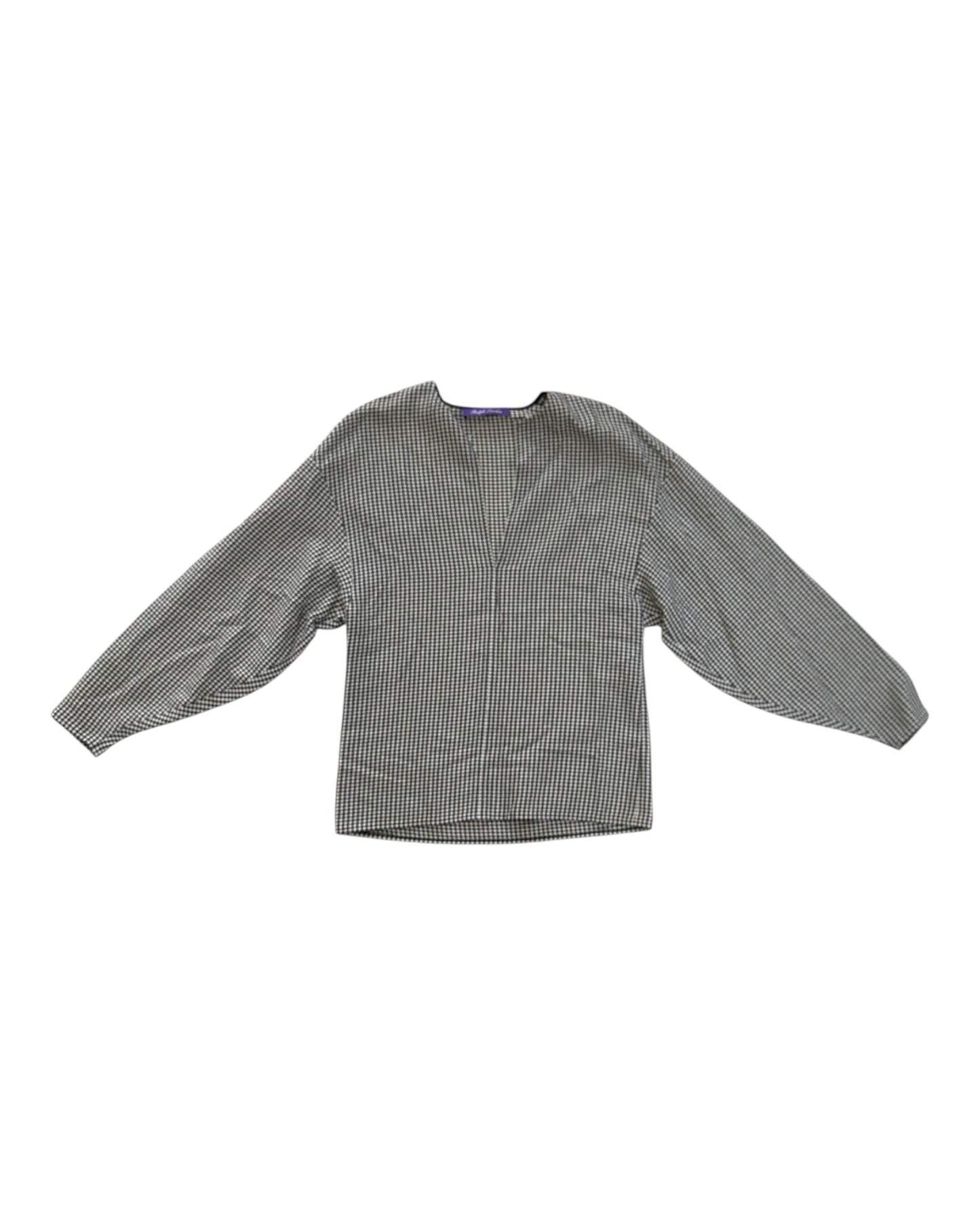 Vintage Ralph Lauren Purple Label Gingham Sweater