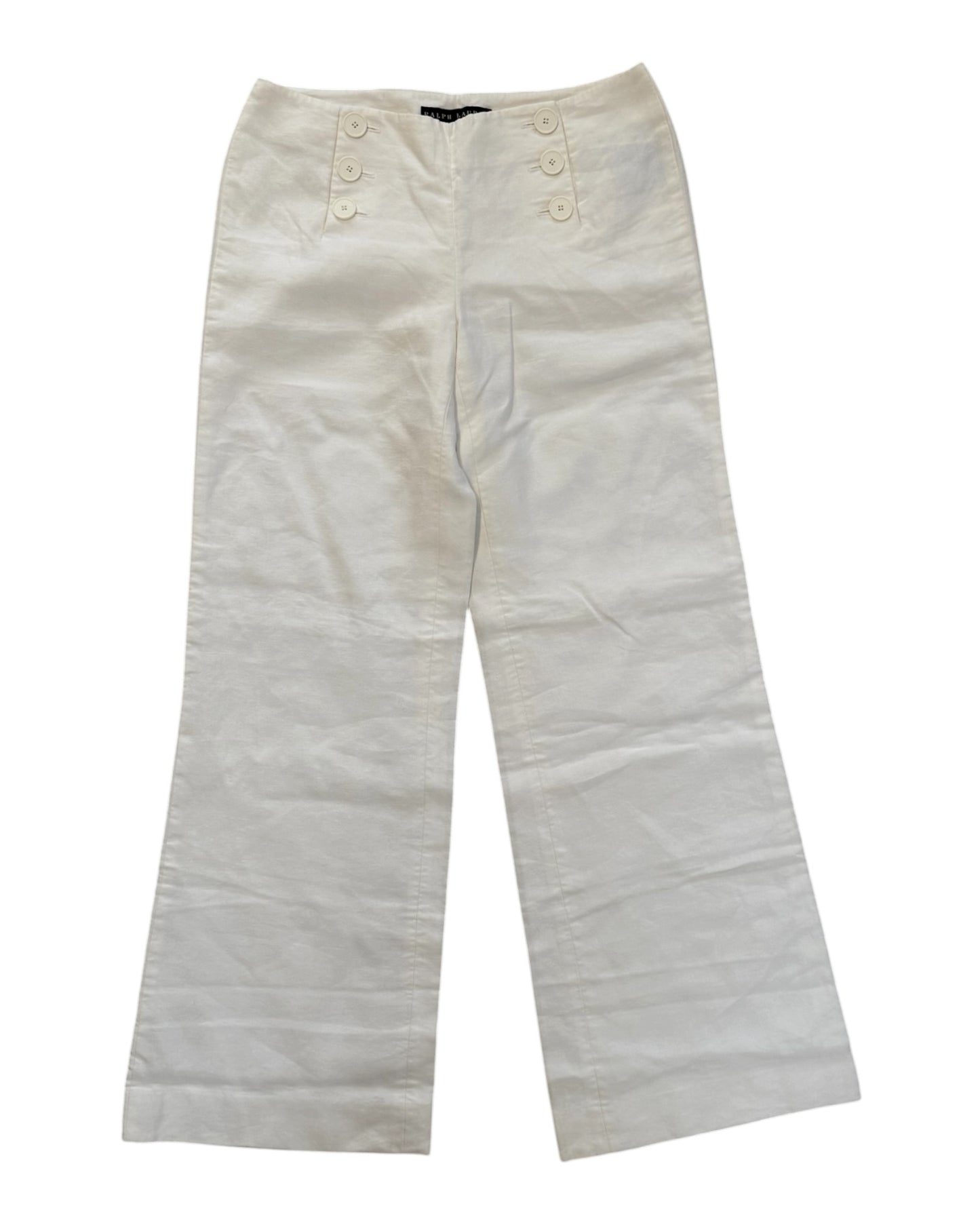 Pre-Loved Ralph Lauren Black Label White Trousers