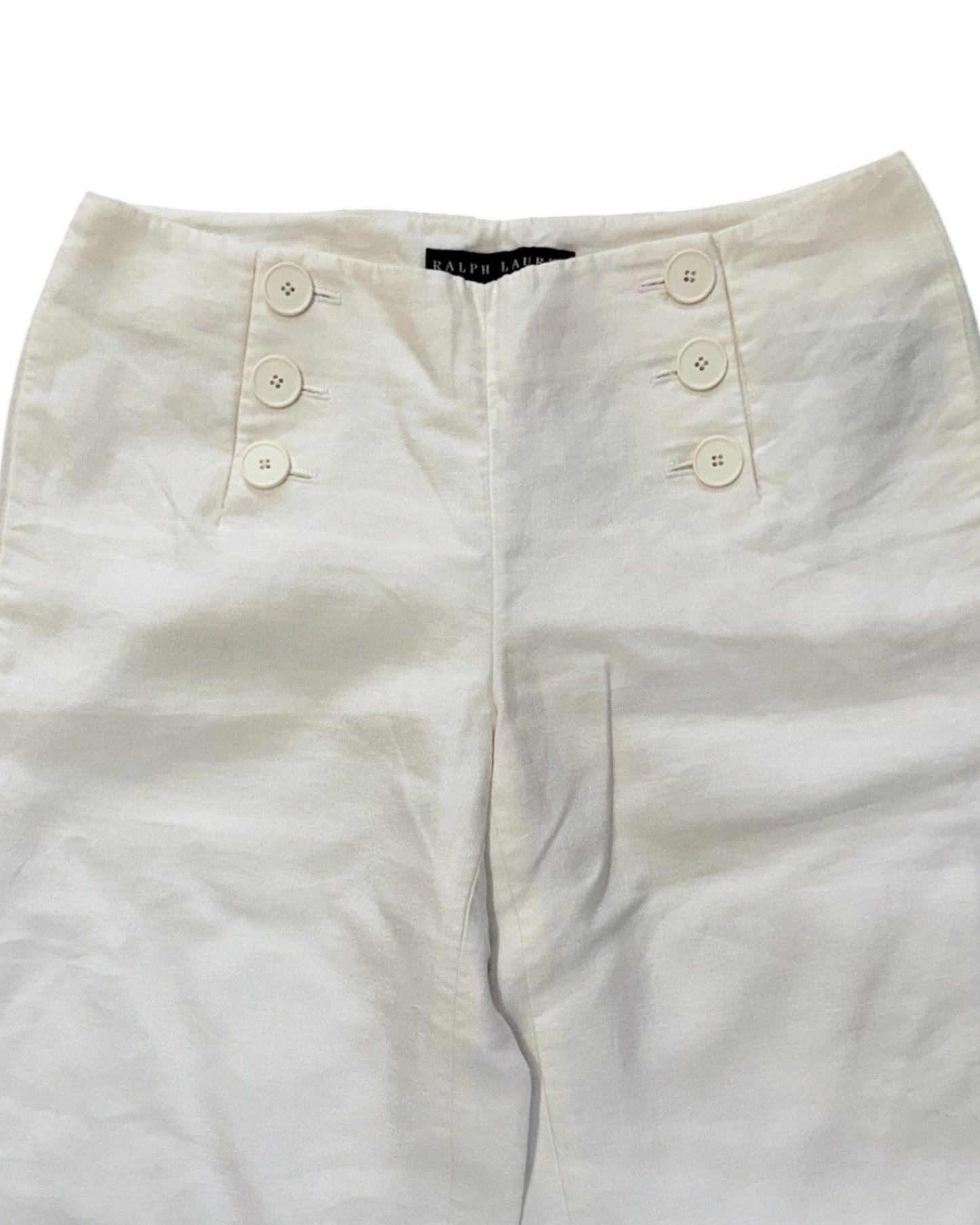 Pre-Loved Ralph Lauren Black Label White Trousers