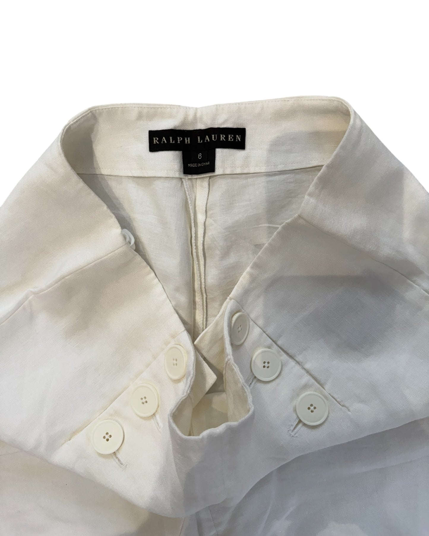 Pre-Loved Ralph Lauren Black Label White Trousers