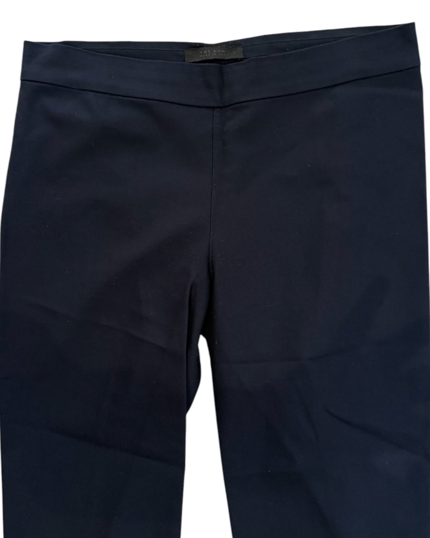 Pre-Loved The Row Navy Blue Skinny Pants