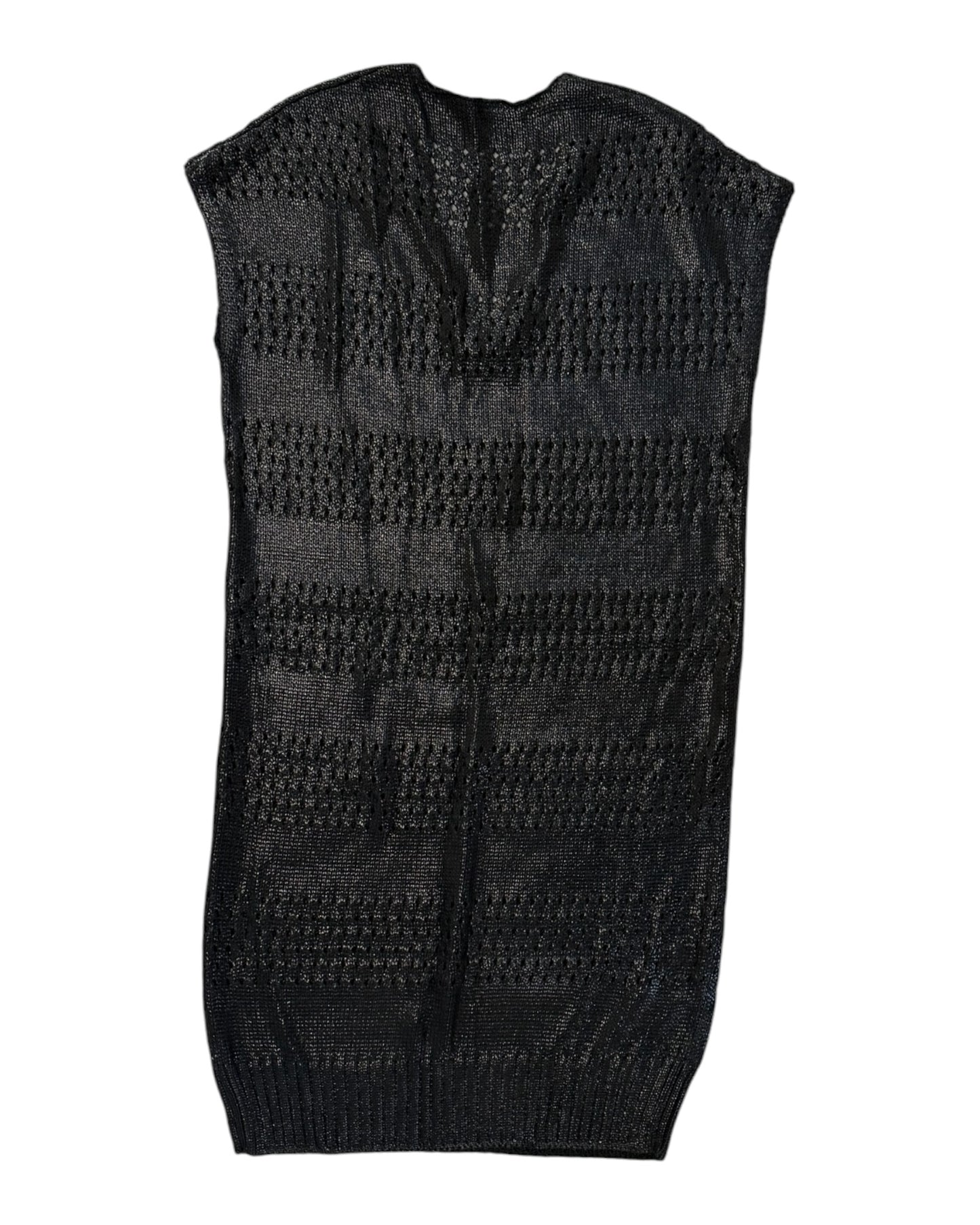 Vintage Balenciaga Black Knit Dress