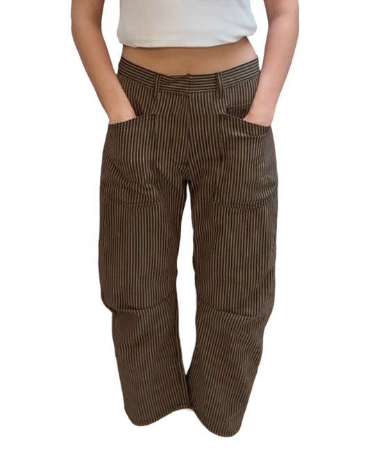 Pre-Loved Nili Lotan Striped Balloon Trousers