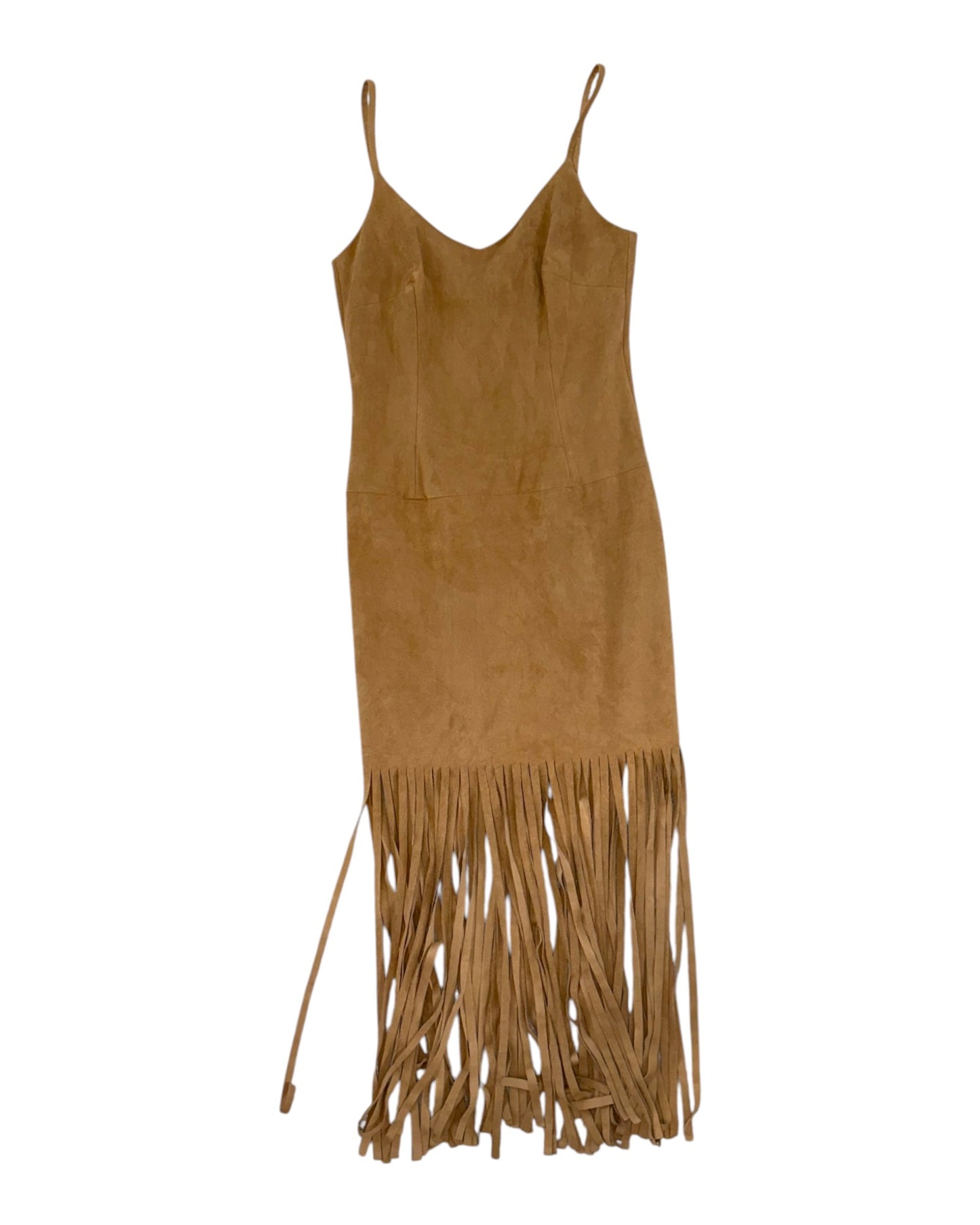 Pre-Loved Vakko "Suede" Fringe Dress