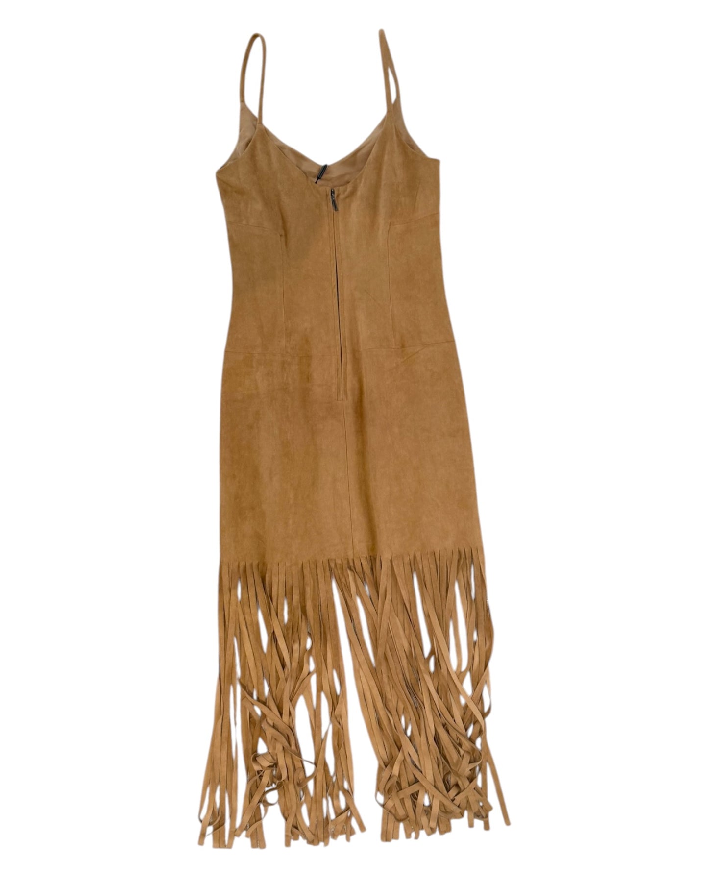 Pre-Loved Vakko "Suede" Fringe Dress