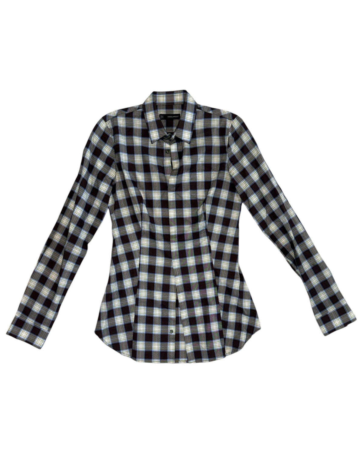 Vintage DSqaured2 Plaid Top