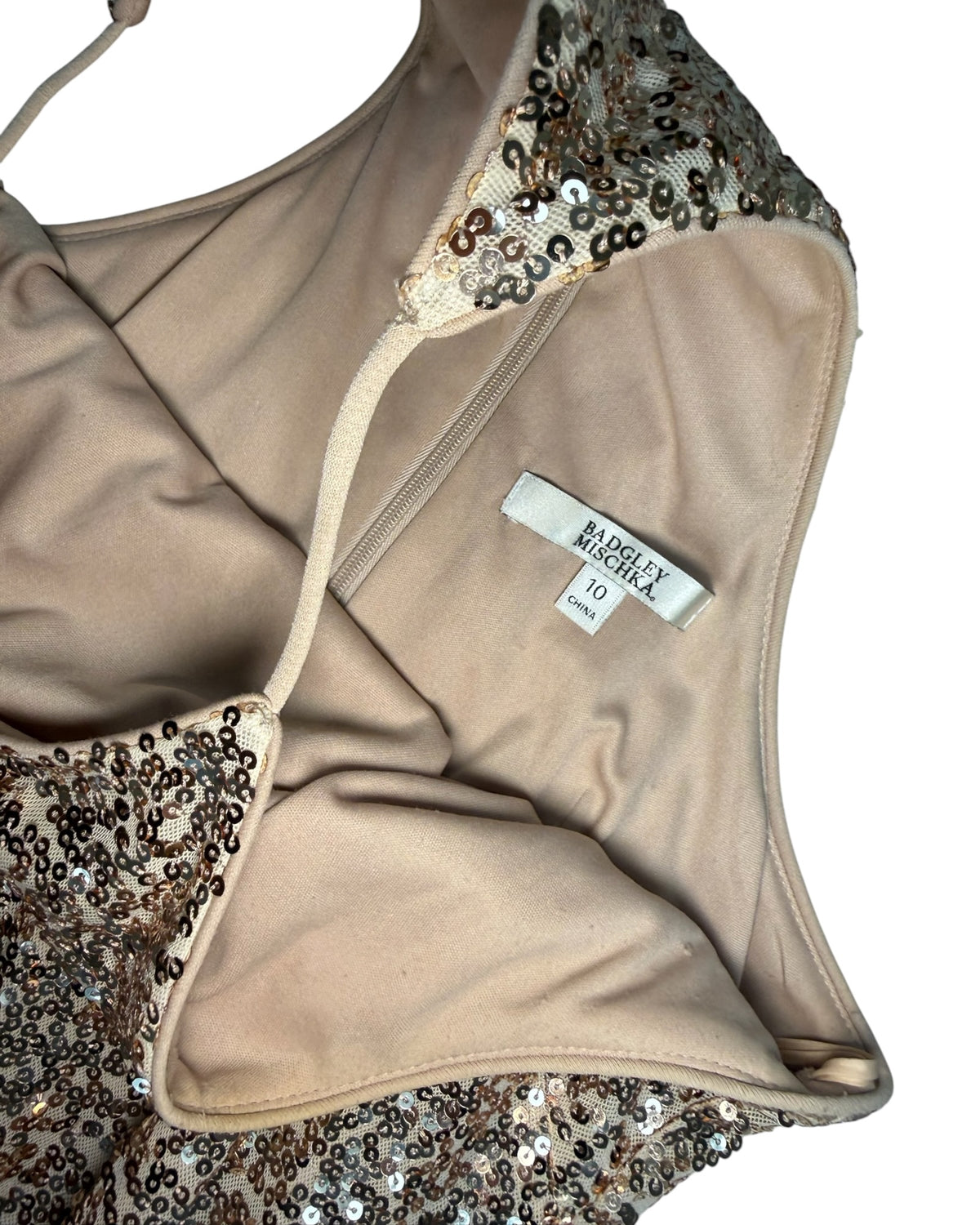 Pre-Loved Badgley Mischka Sequin Gown