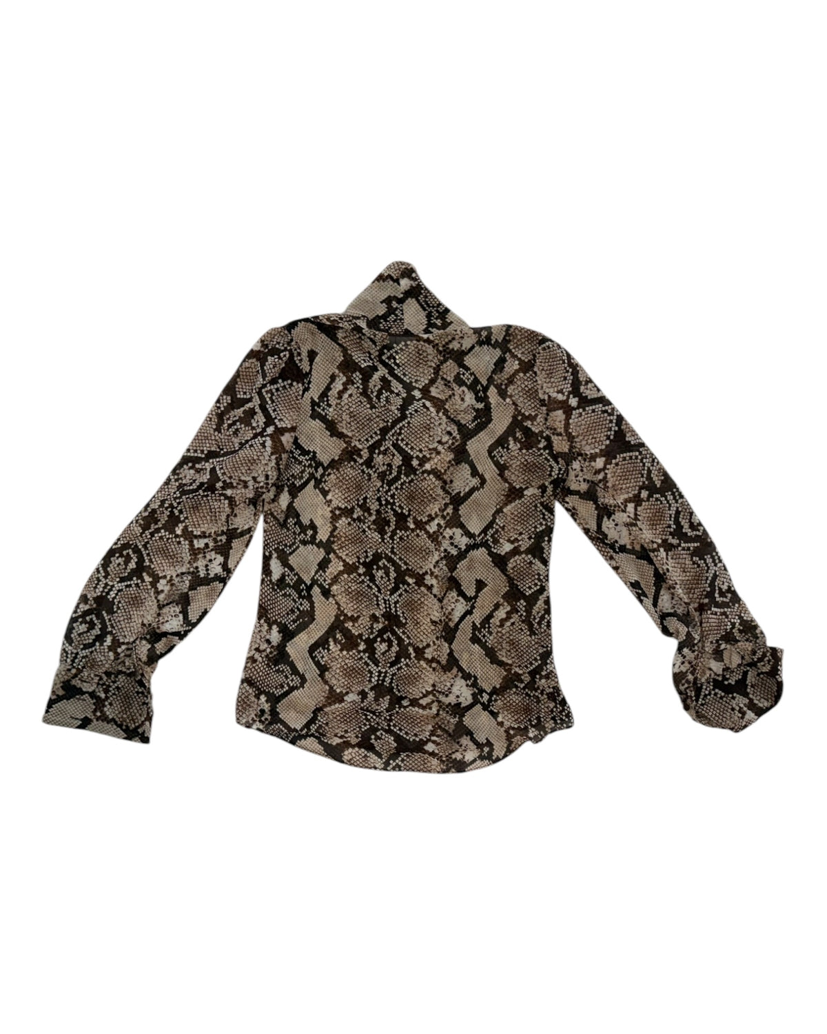 Vintage Altuzarra Snakeskin Blouse