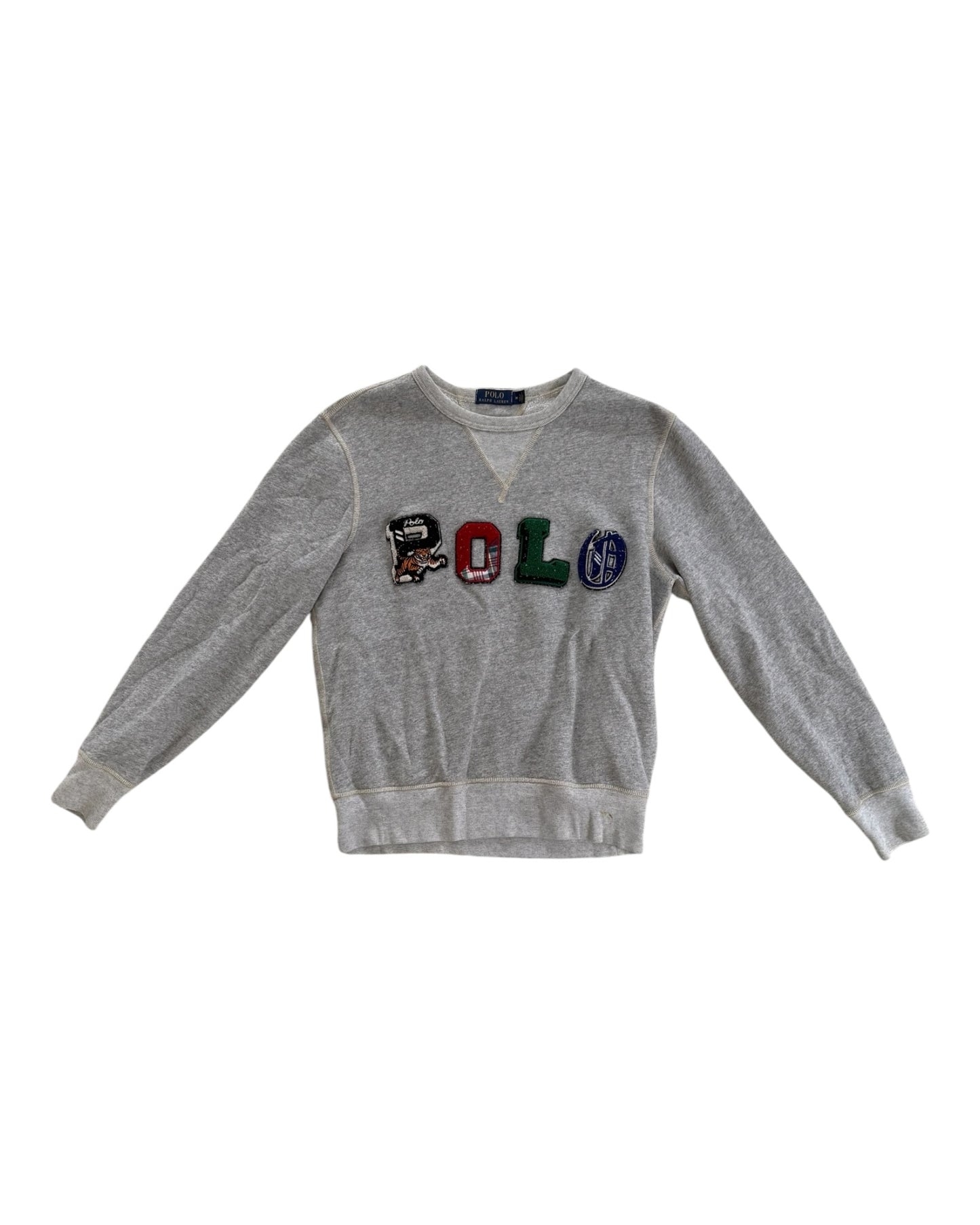 Pre-Loved POLO Ralph Lauren "POLO" Patchwork Sweatshirt