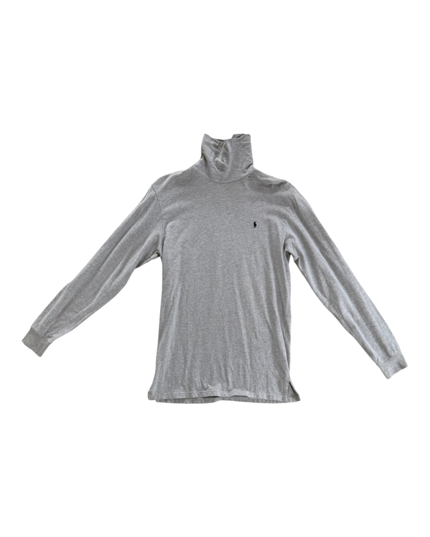 Vintage POLO Ralph Lauren Grey Turtleneck Tee