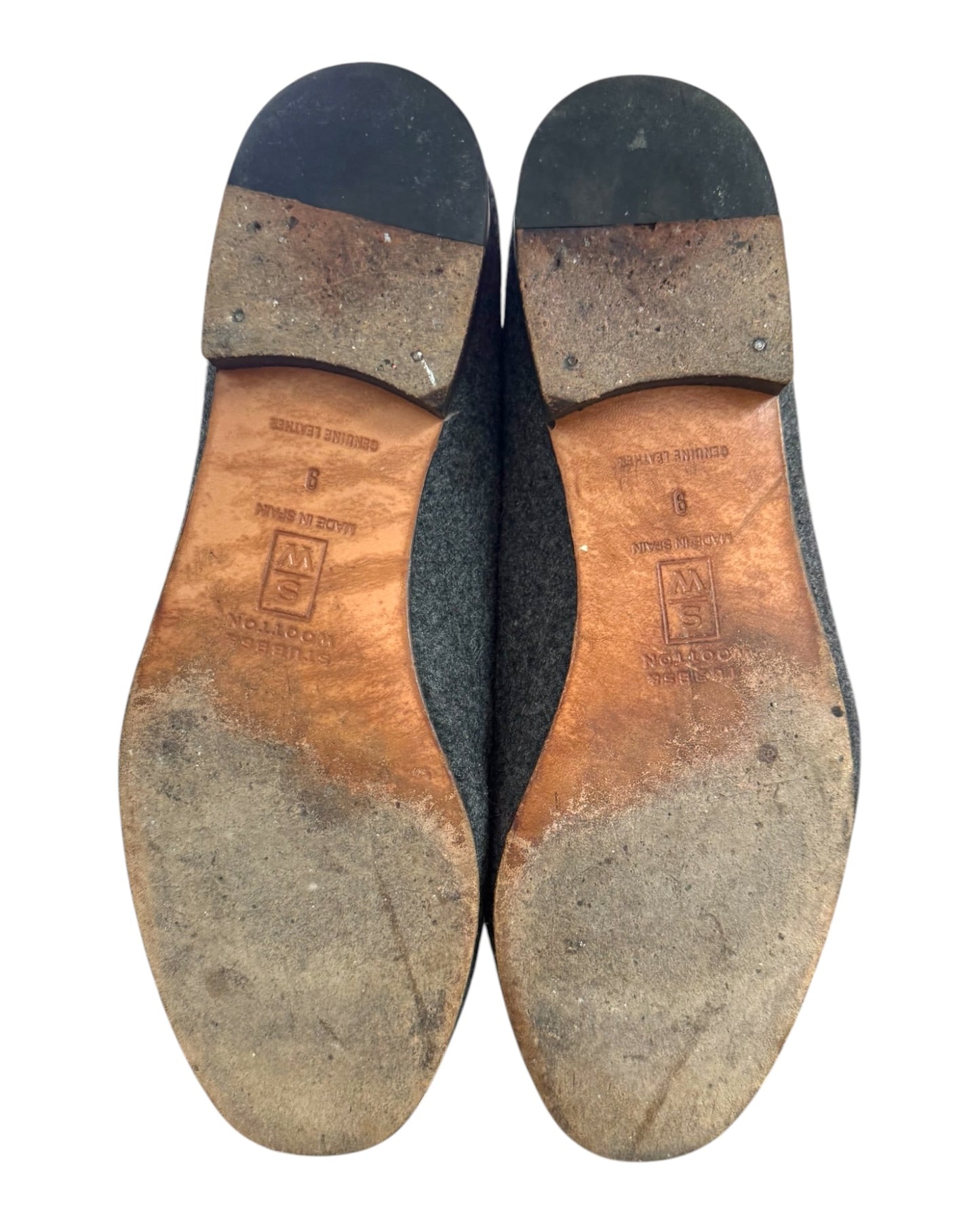 Pre-Loved Stubbs & Wootton Grey Falcon Loafers