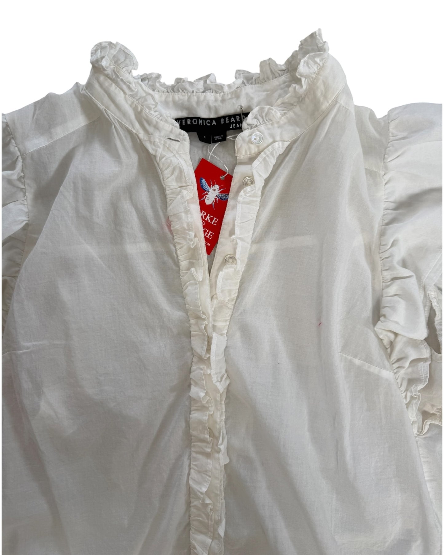 Vintage Veronica Beard White Blouse