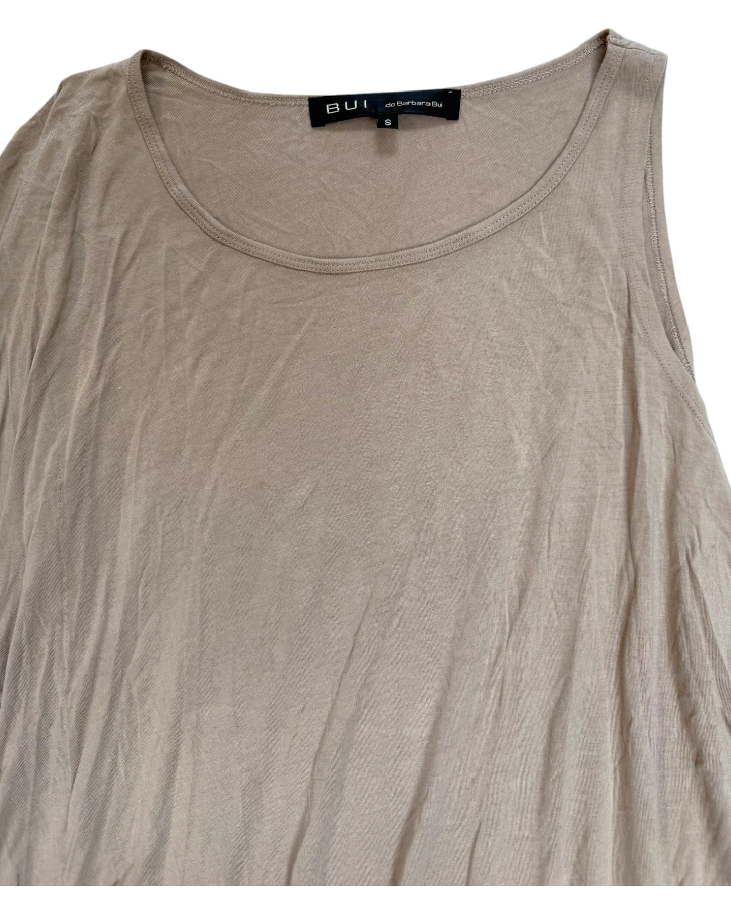Vintage BUI by Barbara Bui Gathered Asymmetrical Top