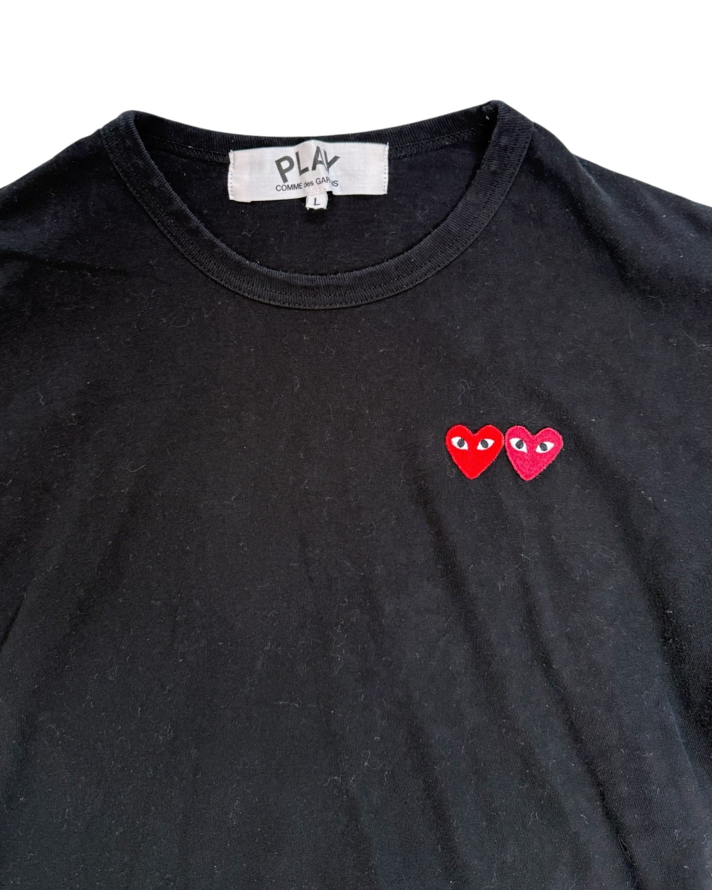 Pre-Loved PLAY by Comme des Garçons Black Tee