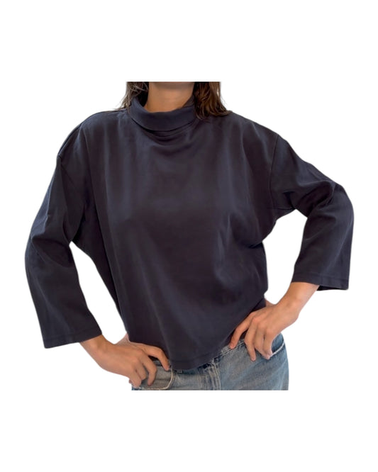 Pre-Loved Acne Studios Navy Blue Turtleneck Top