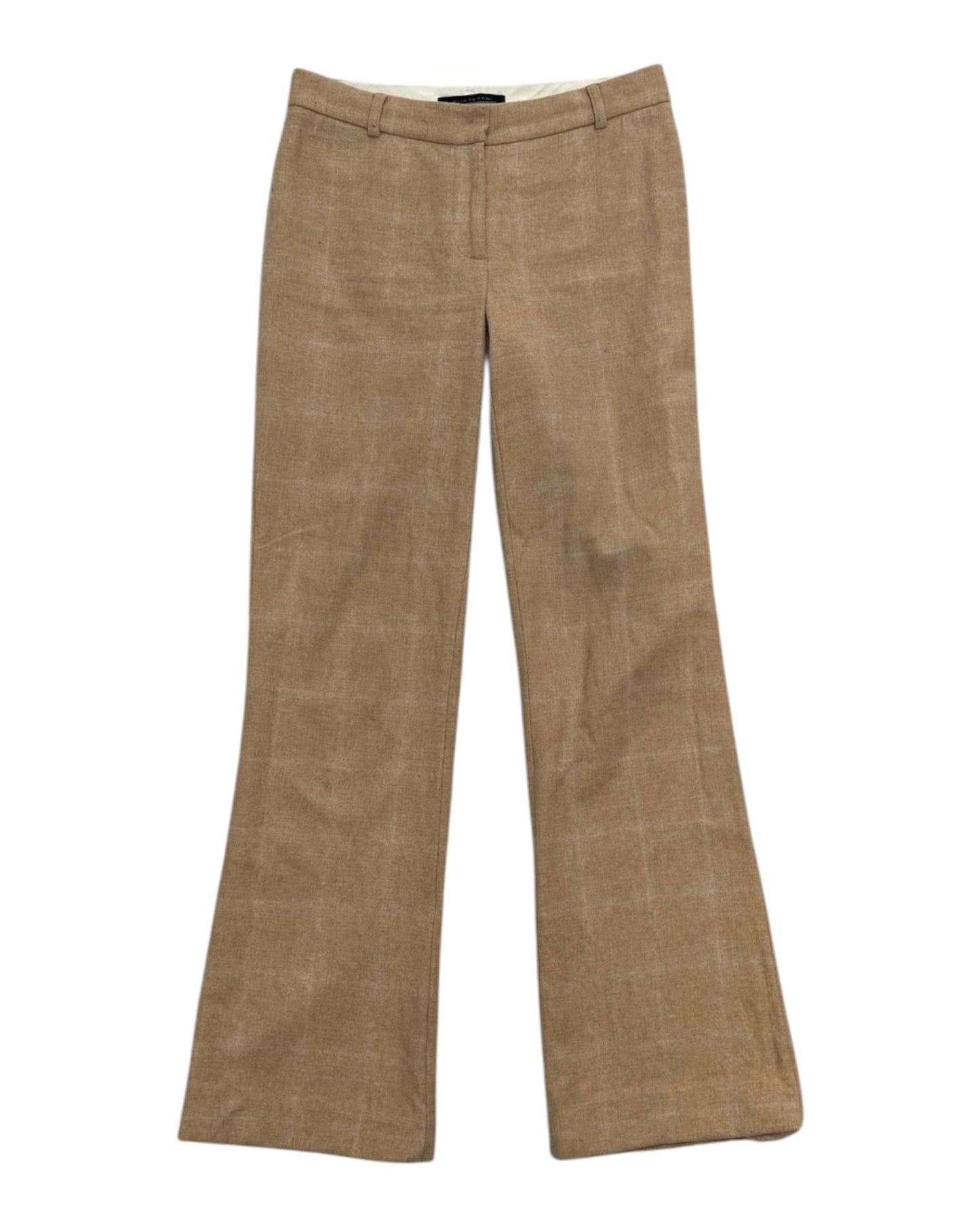 Vintage Elie Tahari Sand Plaid Trousers