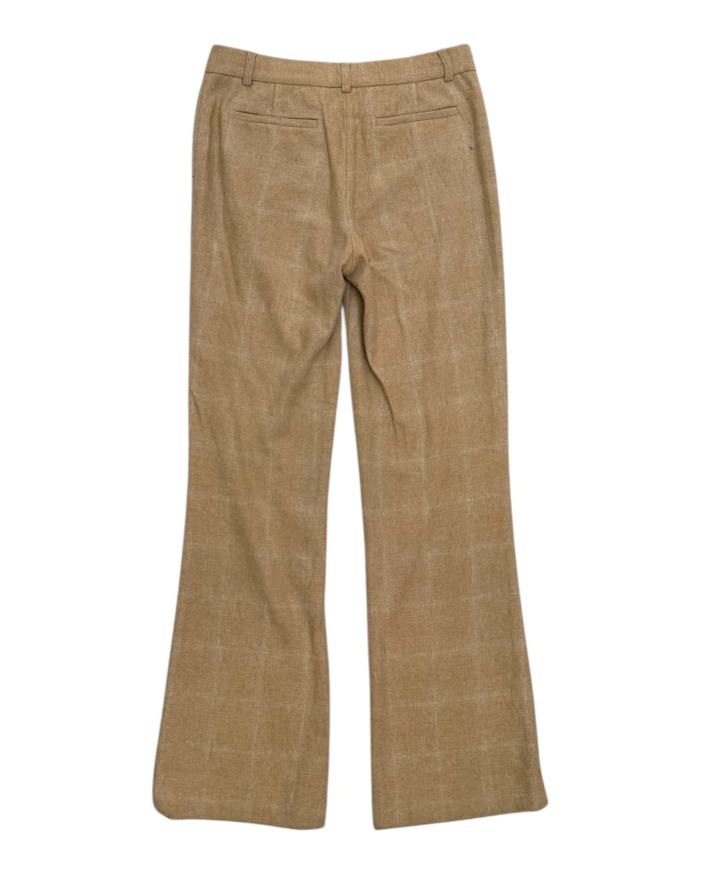 Vintage Elie Tahari Sand Plaid Trousers