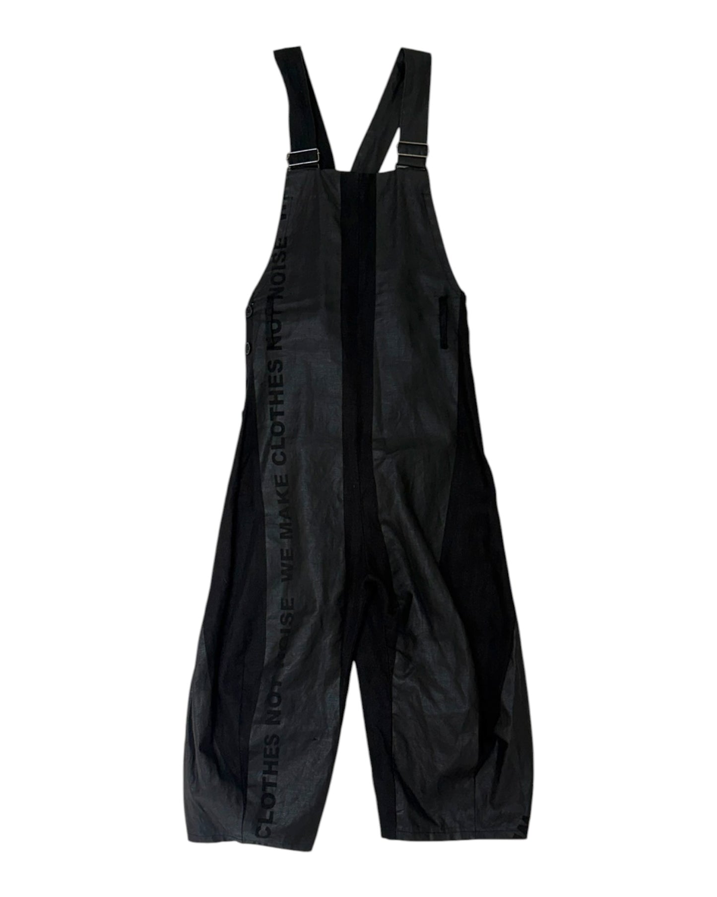 Pre-Loved Lurdes Bergada Black Linen Overalls