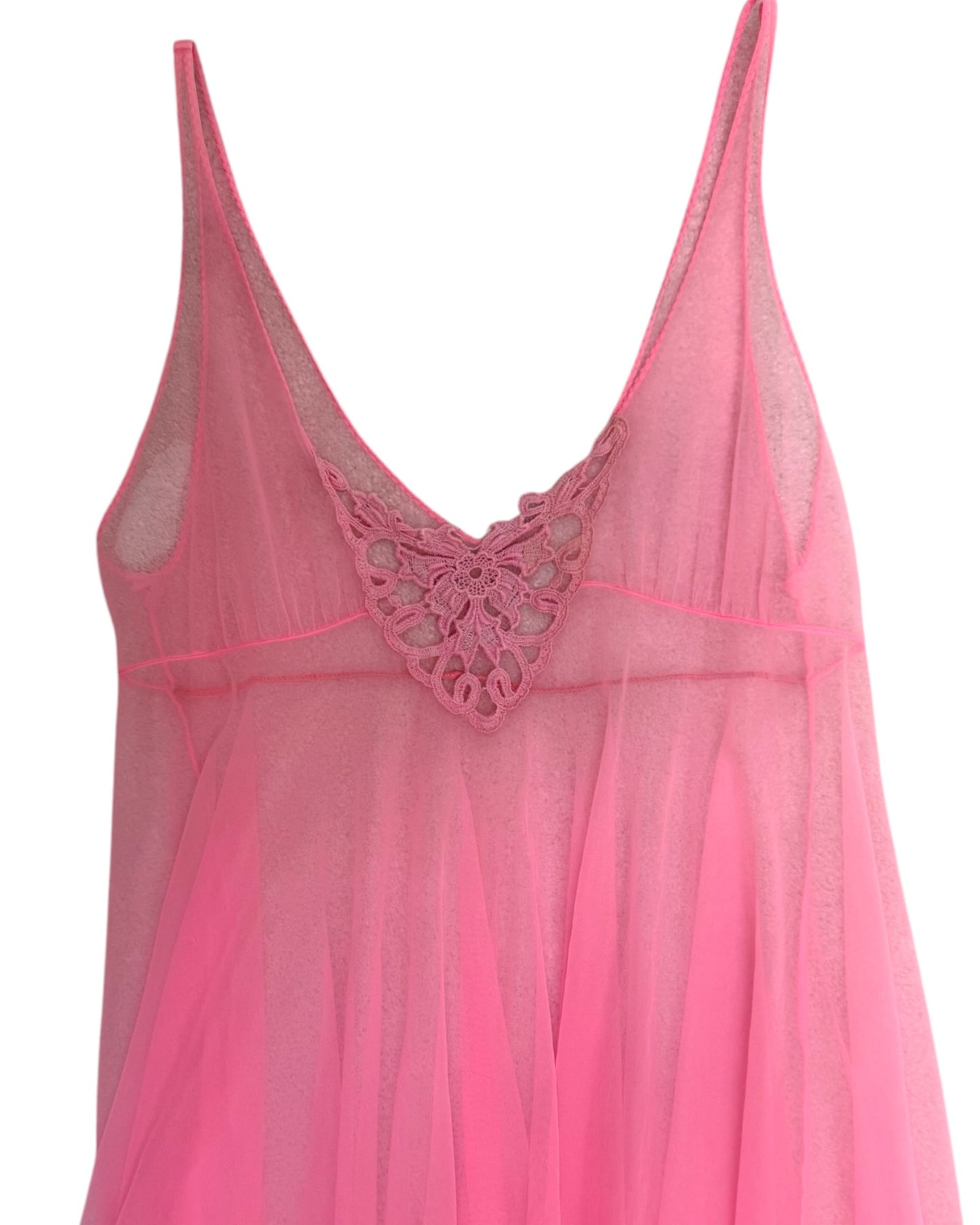 Vintage Hot Pink Nightgown