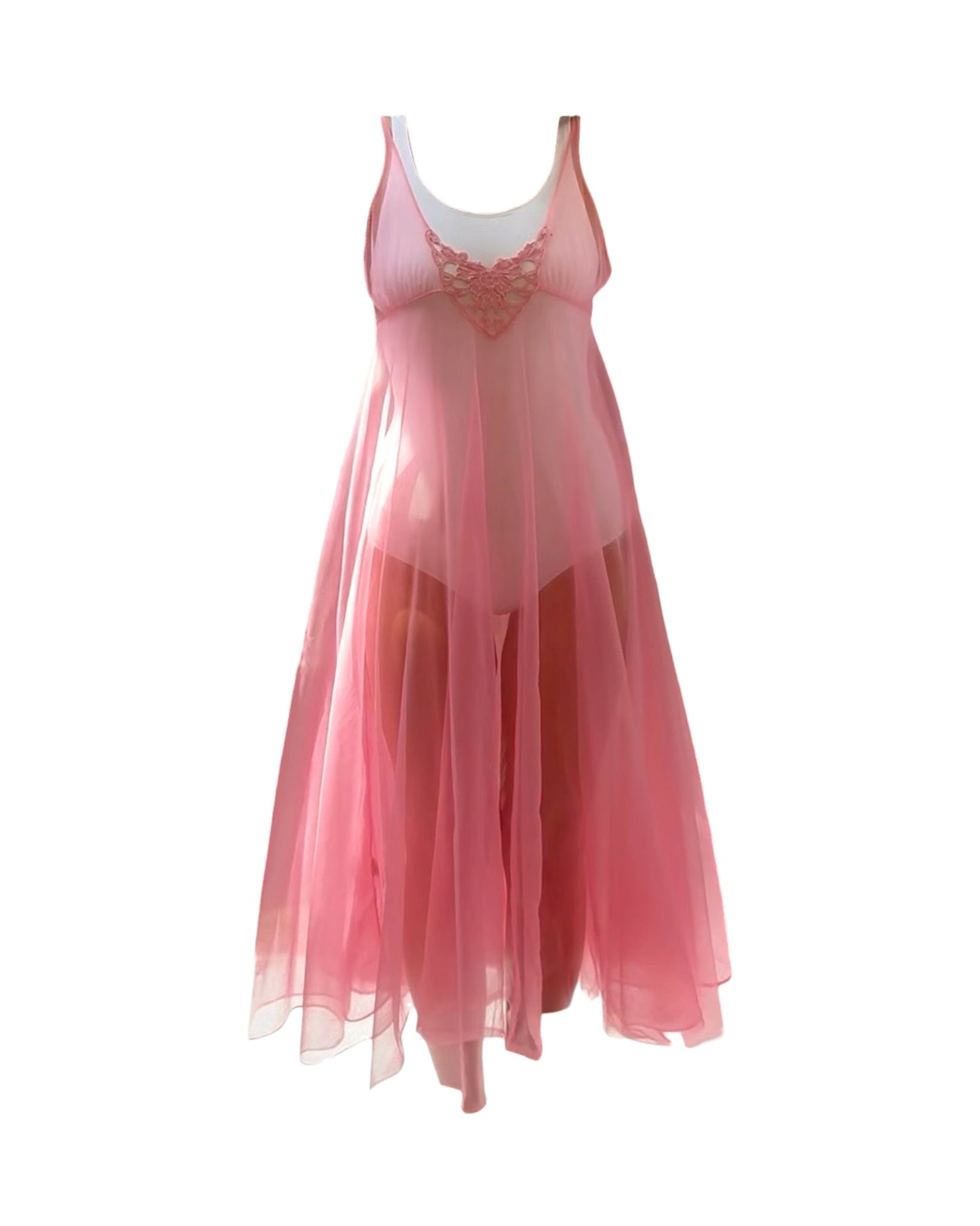 Vintage Hot Pink Nightgown