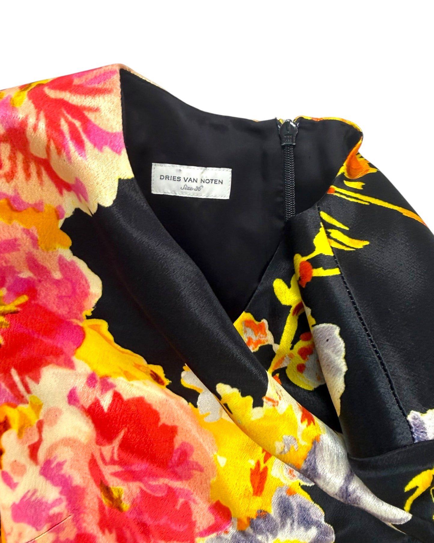 Vintage Dries Van Noten Floral Dress