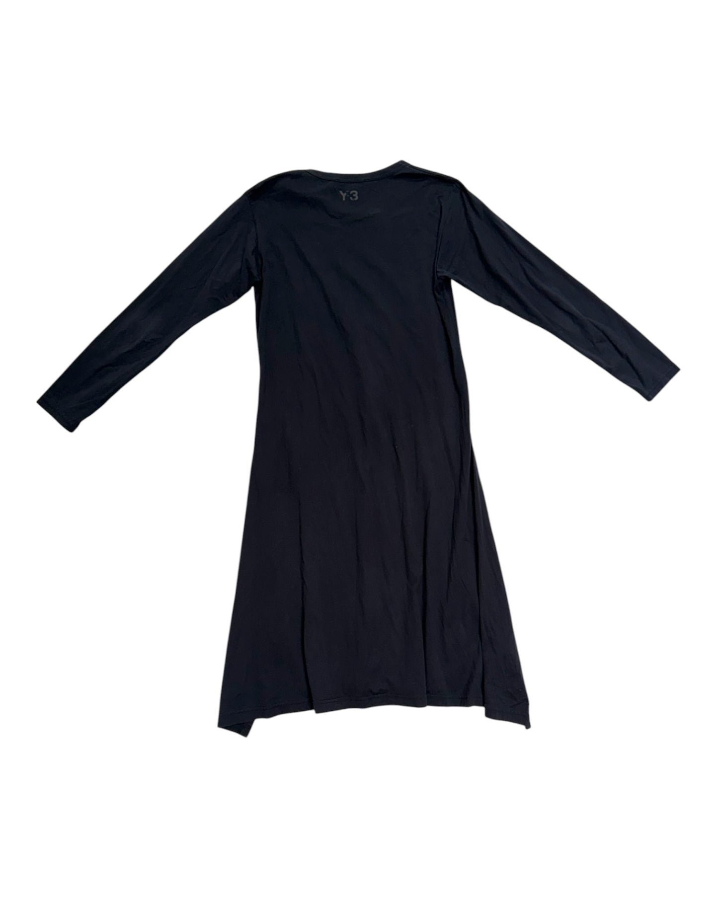 Pre-Loved Y-3 X Adidas Black Midi Jersey Dress