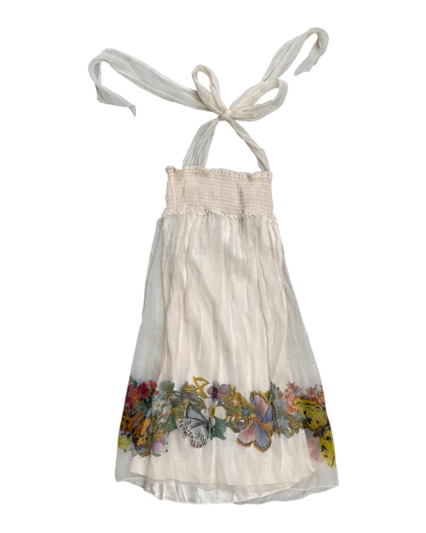 Vintage Studio M Silk Halter Dress