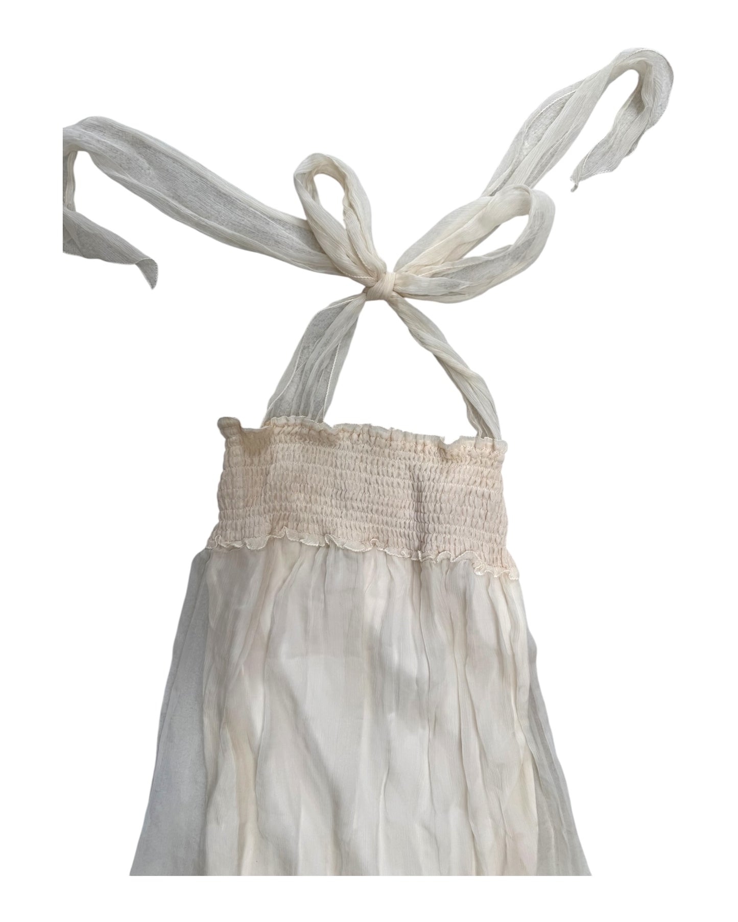 Vintage Studio M Silk Halter Dress