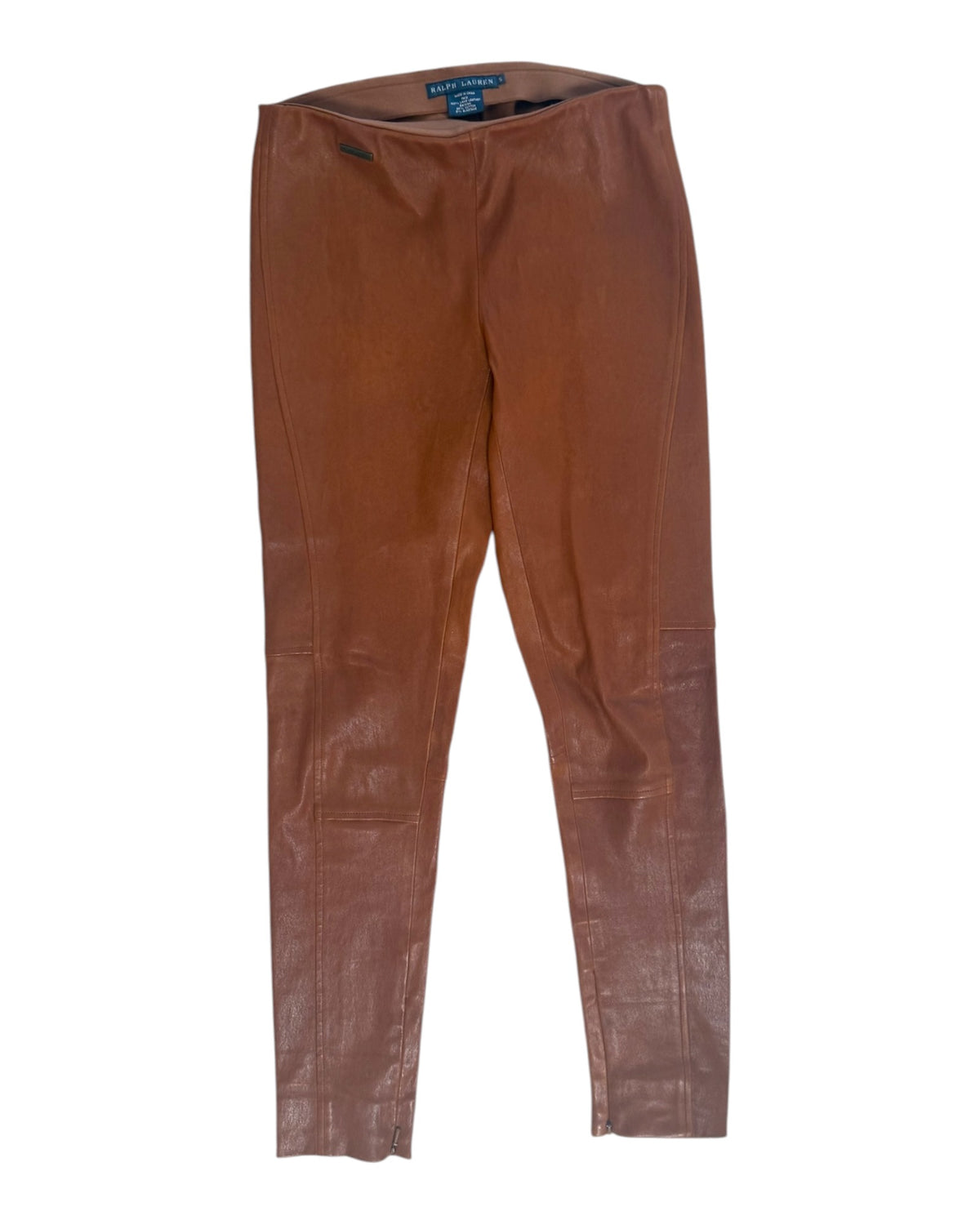 Vintage Ralph Lauren Brown Leather Pants