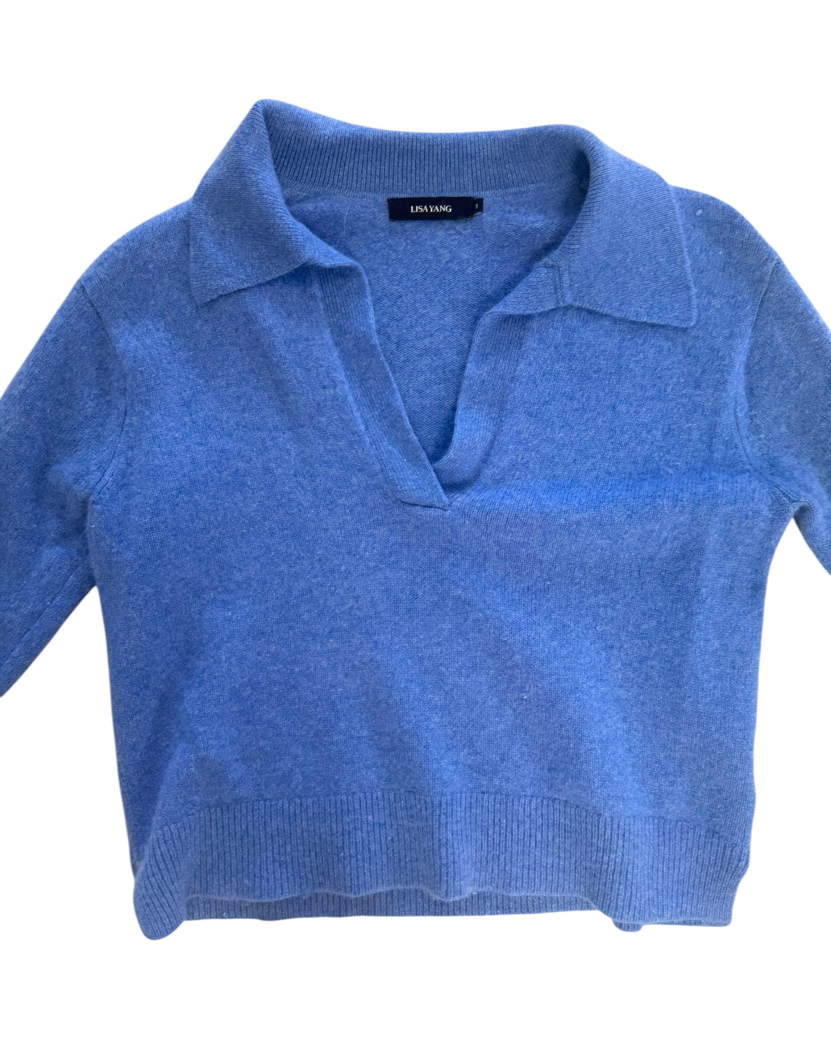 Pre-Loved Lisa Yang Blue Cashmere Sweater