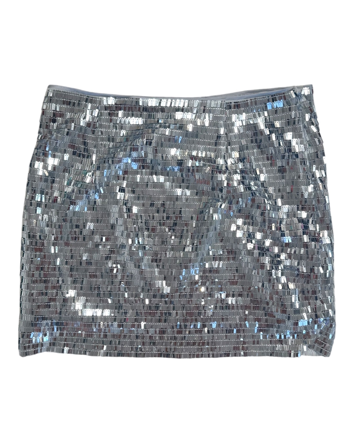 Pre-Loved Simon Miller Silver Sequin Skirt